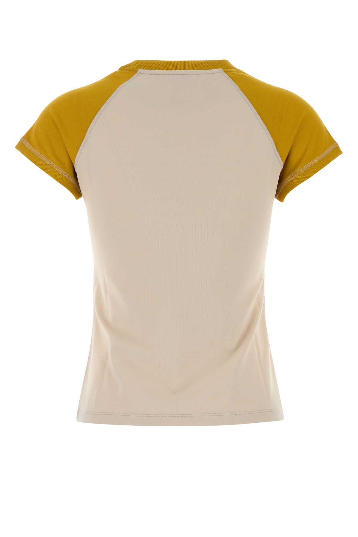 Sand stretch cotton blend t-shirt S540Y22X76MUSTARDBRONZE (LOEWE / Tシャツ・カットソー ) | LOEWE (ロエベ)(1)