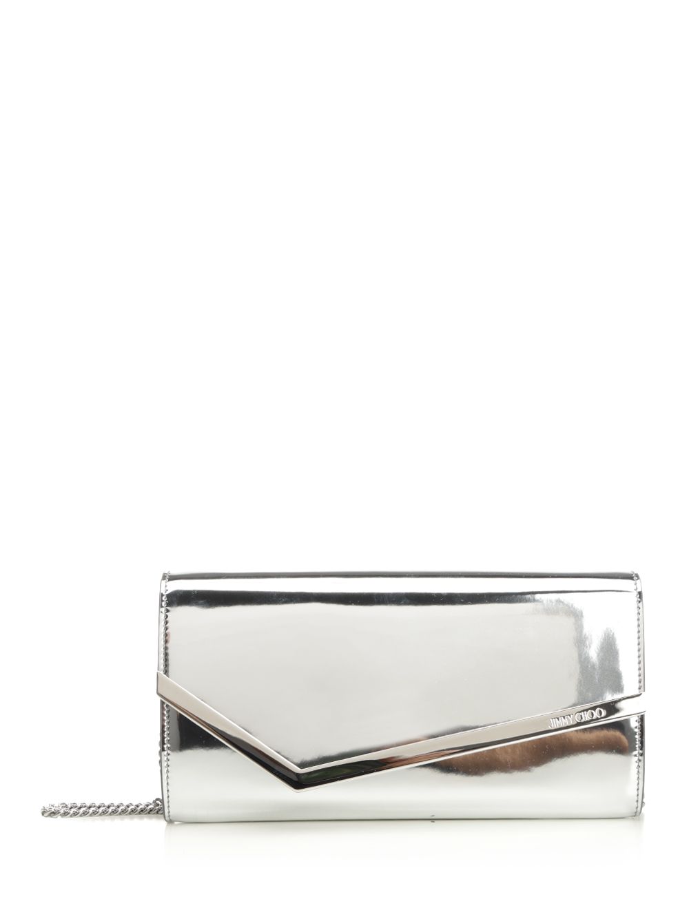 Emmie sillver clutch EMMIEMIFSILVER (JIMMY CHOO / ハンドバッグ・ショルダーバッグ ) | JIMMY CHOO (ジミー チュウ)