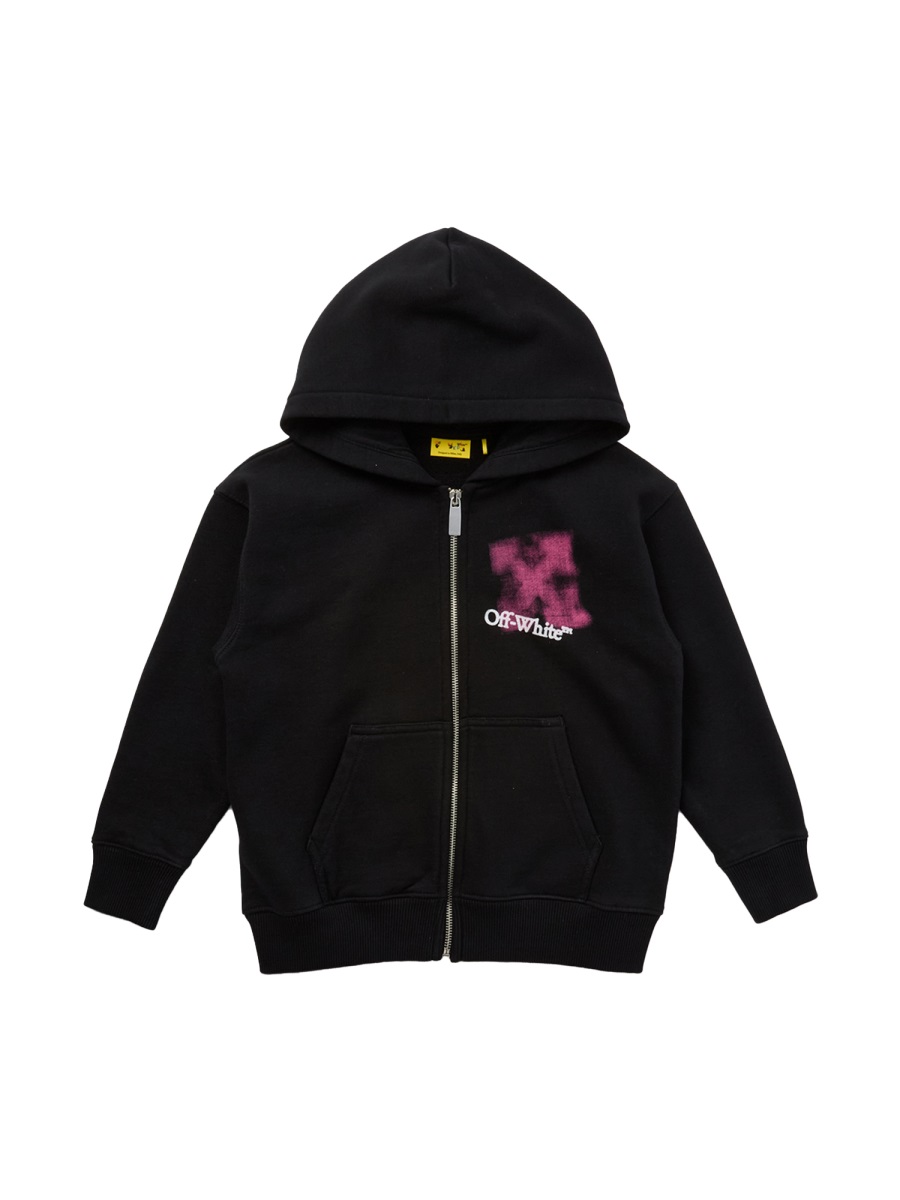 "ARROWSPRAY" LOGO SWEATSHIRT OGBE001KF25FLE0011032 (Off-White / スウェット・フーディー ) | Off-White (オフホワイト)