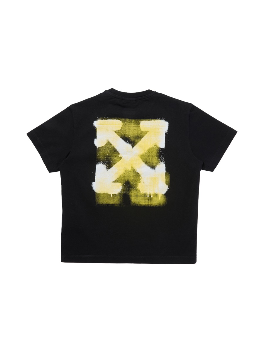 "GRAFFITI" LOGO T-SHIRT OBAA002KF25JER0061018 (Off-White / Tシャツ・カットソー ) | Off-White (オフホワイト)(1)