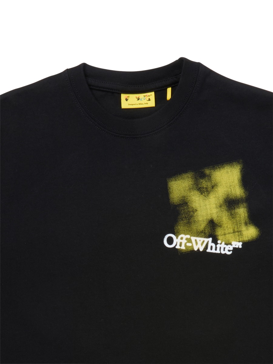 "GRAFFITI" LOGO T-SHIRT OBAA002KF25JER0061018 (Off-White / Tシャツ・カットソー ) | Off-White (オフホワイト)(2)