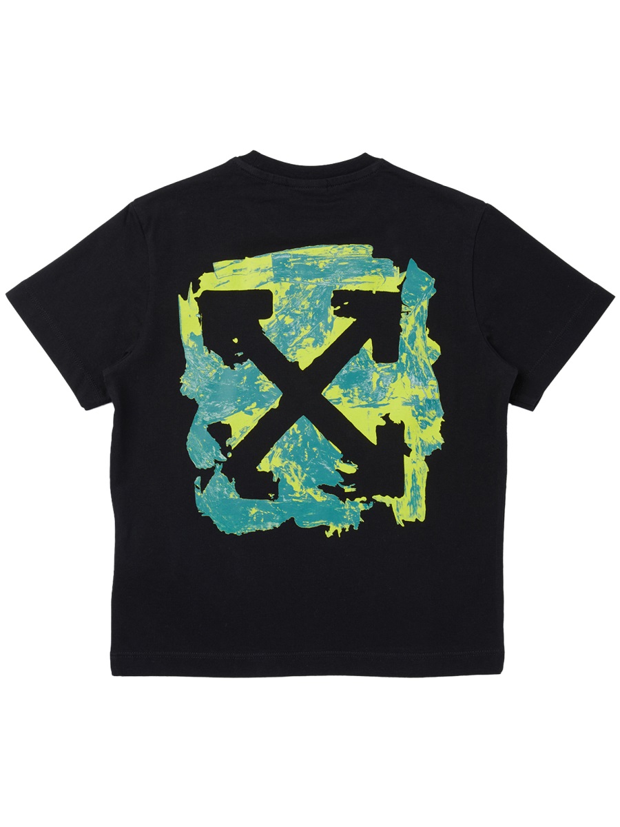 "GRAFFITI" LOGO T-SHIRT OBAA002KF25JER0071059 (Off-White / Tシャツ・カットソー ) | Off-White (オフホワイト)(1)