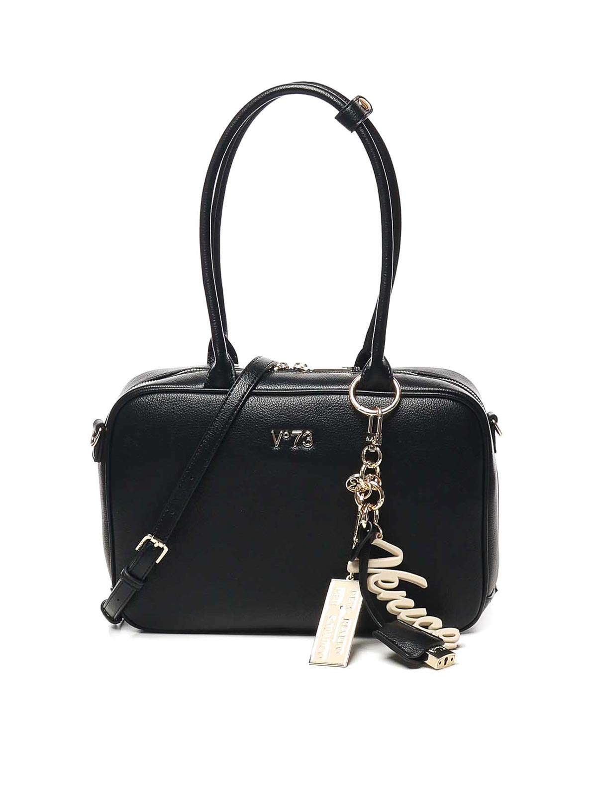 Penelope Bag With Logo 73BS9CL01PENELOPENERO (V°73 / ハンドバッグ・ショルダーバッグ ) | V°73 (ヴィ セッタンタトレ)
