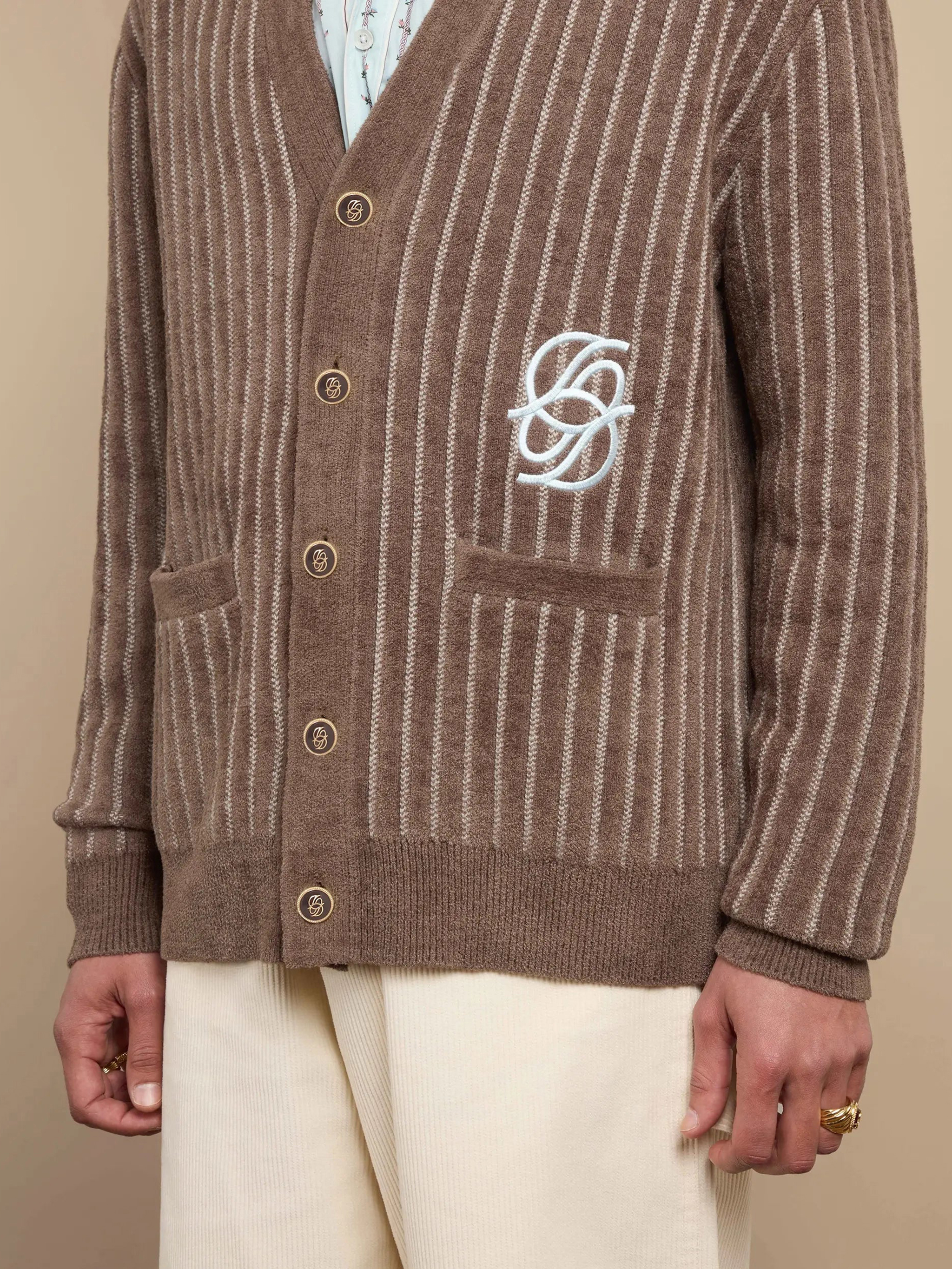 DROLE DE MONSIEUR Sweaters Brown ICA159VI024KK (Drôle De Monsieur / ニット・セーター・カーディガン ) | Drôle De Monsieur (ドロールドムッシュ)(1)