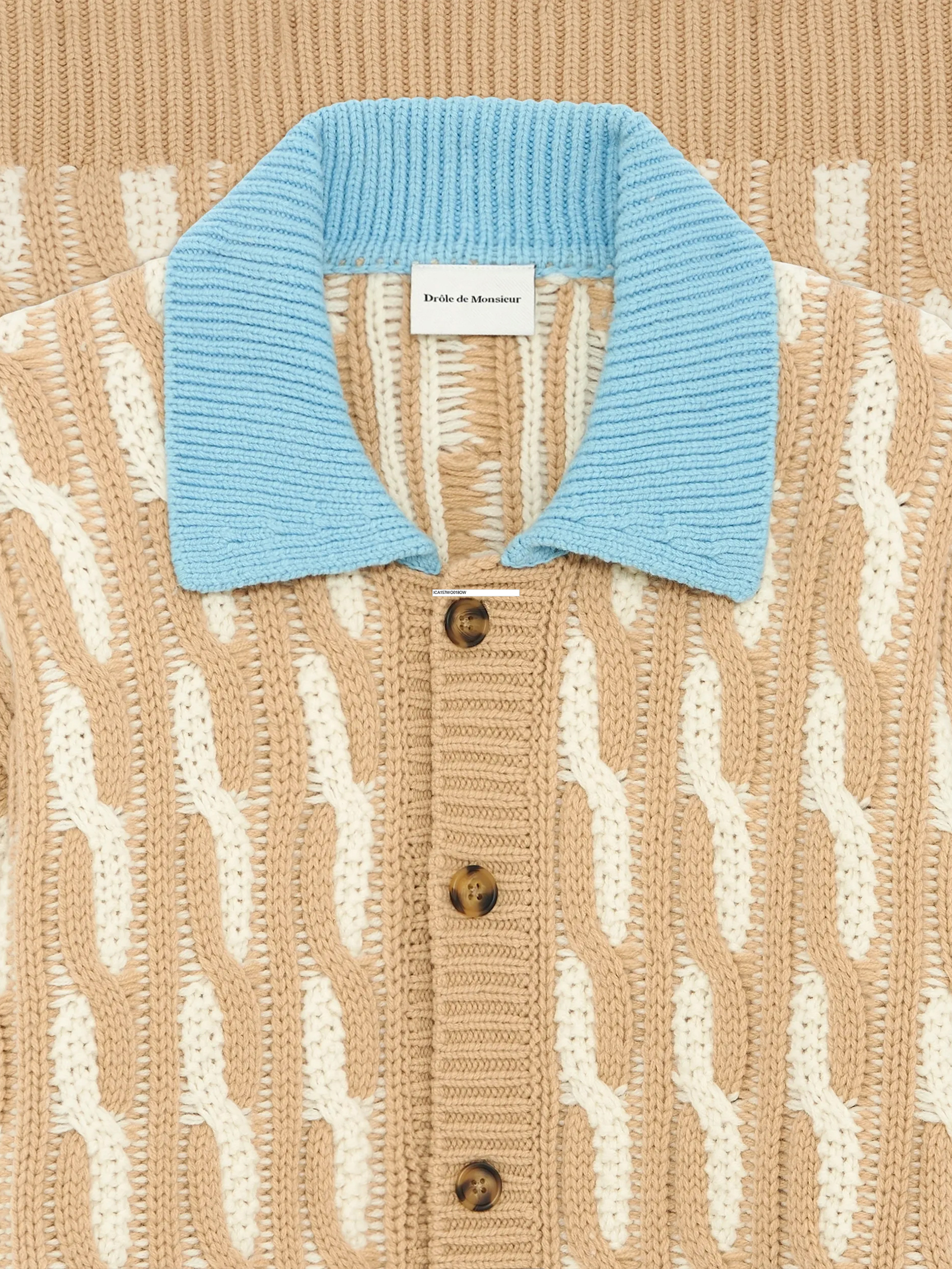 DROLE DE MONSIEUR Sweaters Beige ICA157WO018OW (Drôle De Monsieur / ニット・セーター・カーディガン ) | Drôle De Monsieur (ドロールドムッシュ)(4)