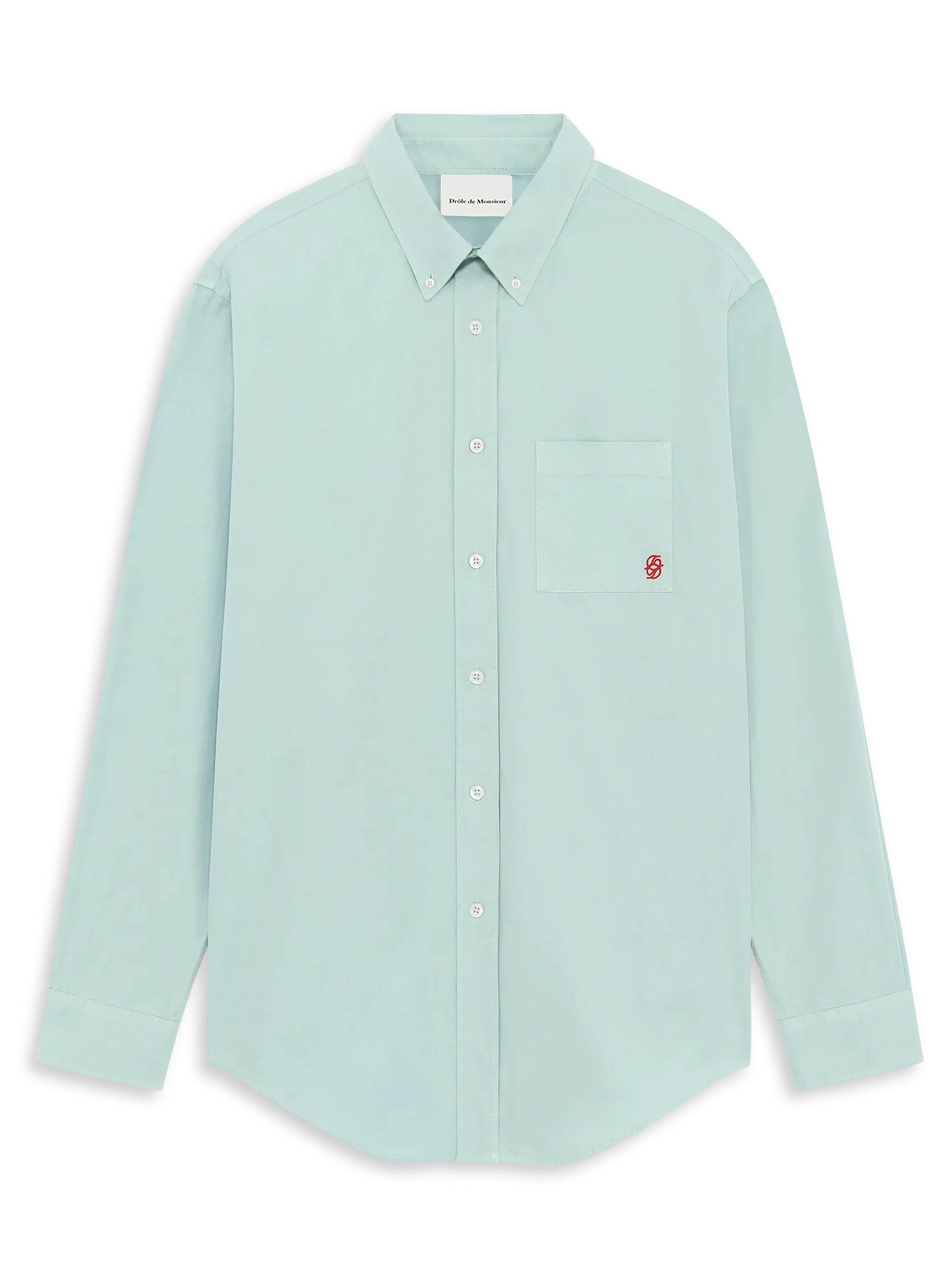 DROLE DE MONSIEUR Shirts Clear Blue ISH240CO178LGNB (Drôle De Monsieur / シャツ・ブラウス ) | Drôle De Monsieur (ドロールドムッシュ)