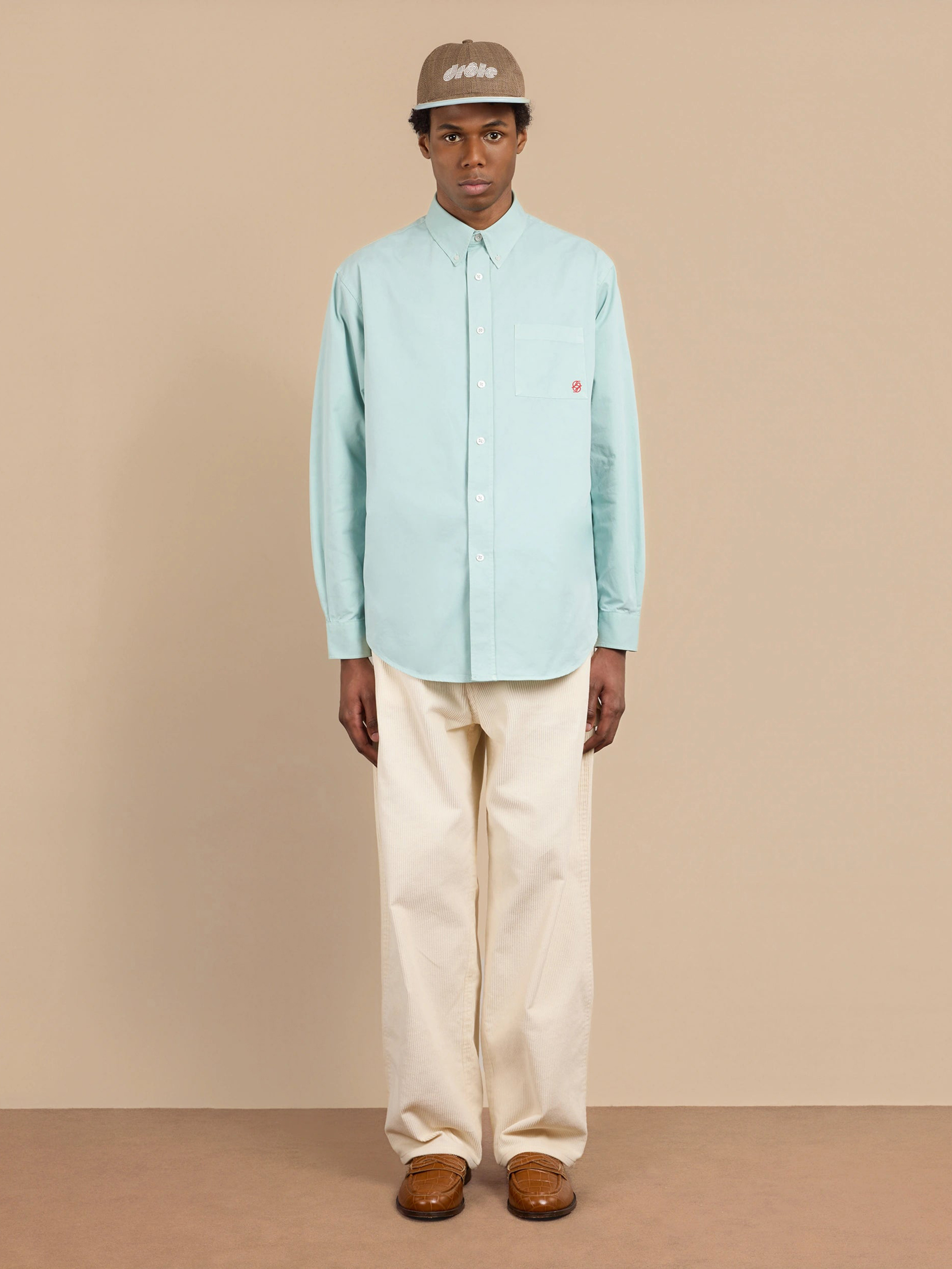 DROLE DE MONSIEUR Shirts Clear Blue ISH240CO178LGNB (Drôle De Monsieur / シャツ・ブラウス ) | Drôle De Monsieur (ドロールドムッシュ)(1)