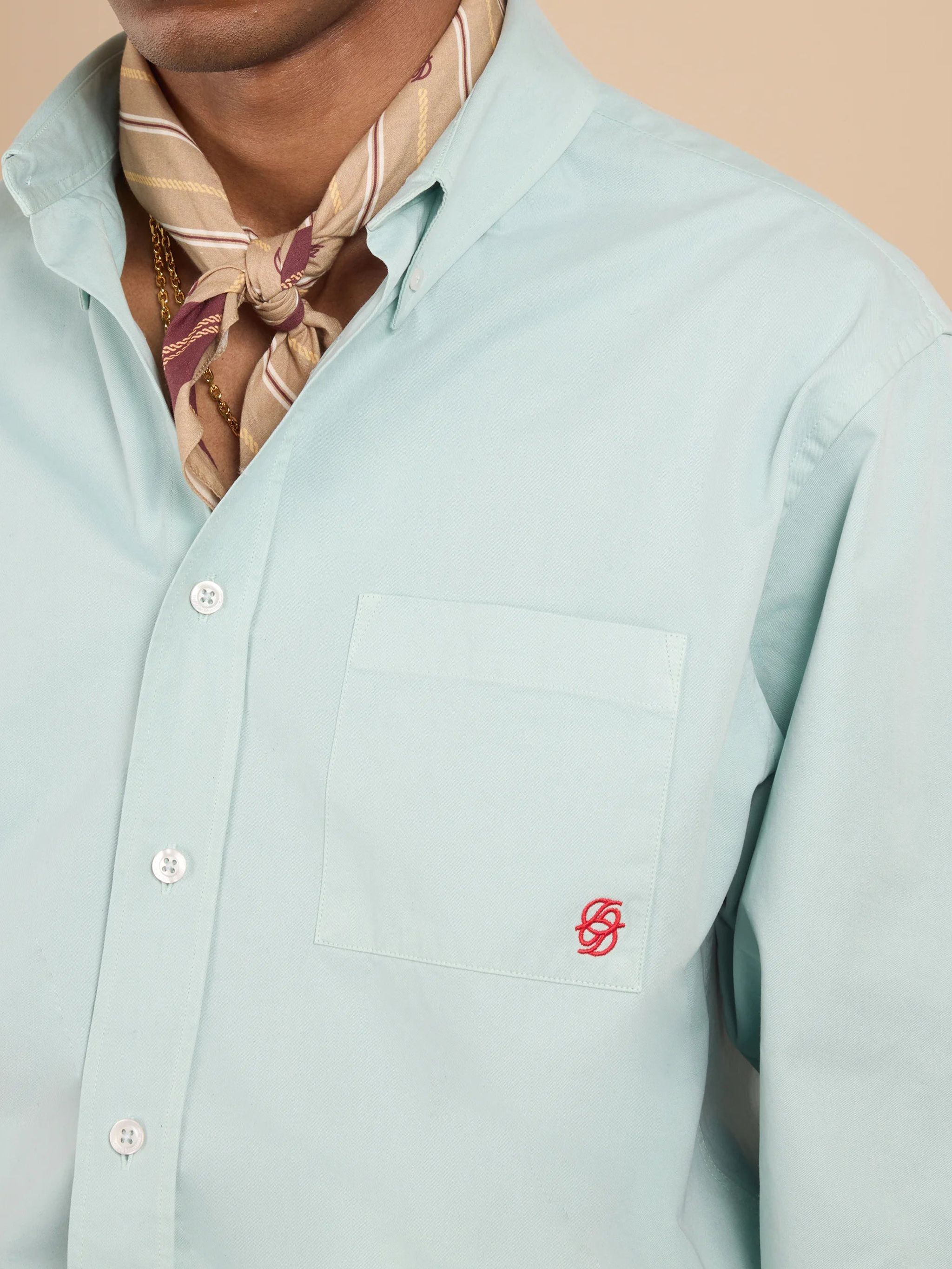 DROLE DE MONSIEUR Shirts Clear Blue ISH240CO178LGNB (Drôle De Monsieur / シャツ・ブラウス ) | Drôle De Monsieur (ドロールドムッシュ)(2)