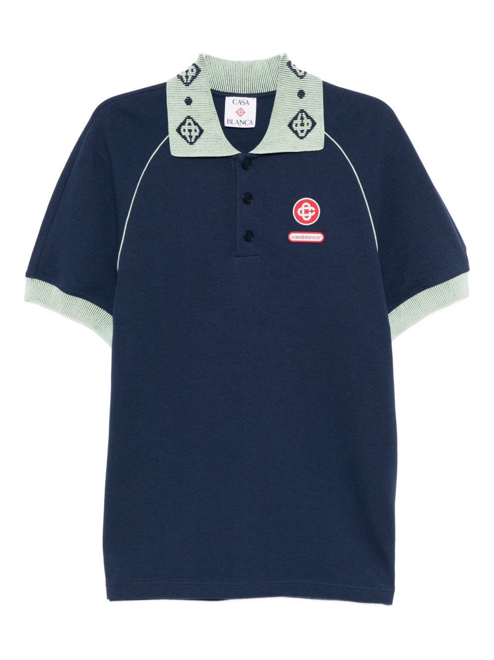 Casablanca T-shirts and Polos Blue MAW25JTP43502 (Casablanca / ポロシャツ ) | Casablanca (カサブランカ)