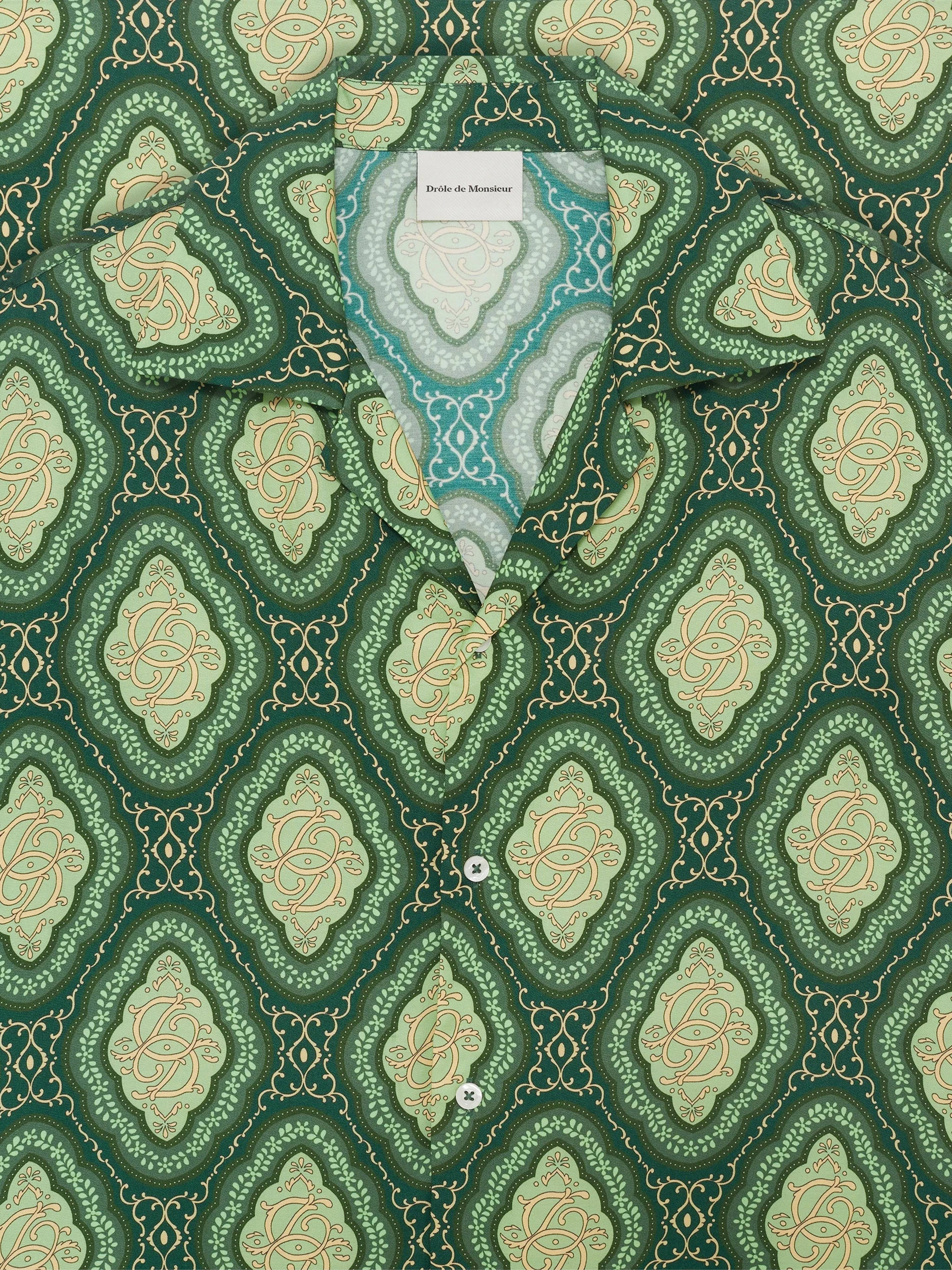 DROLE DE MONSIEUR Shirts Green ISH230VI022GN (Drôle De Monsieur / シャツ・ブラウス ) | Drôle De Monsieur (ドロールドムッシュ)(2)