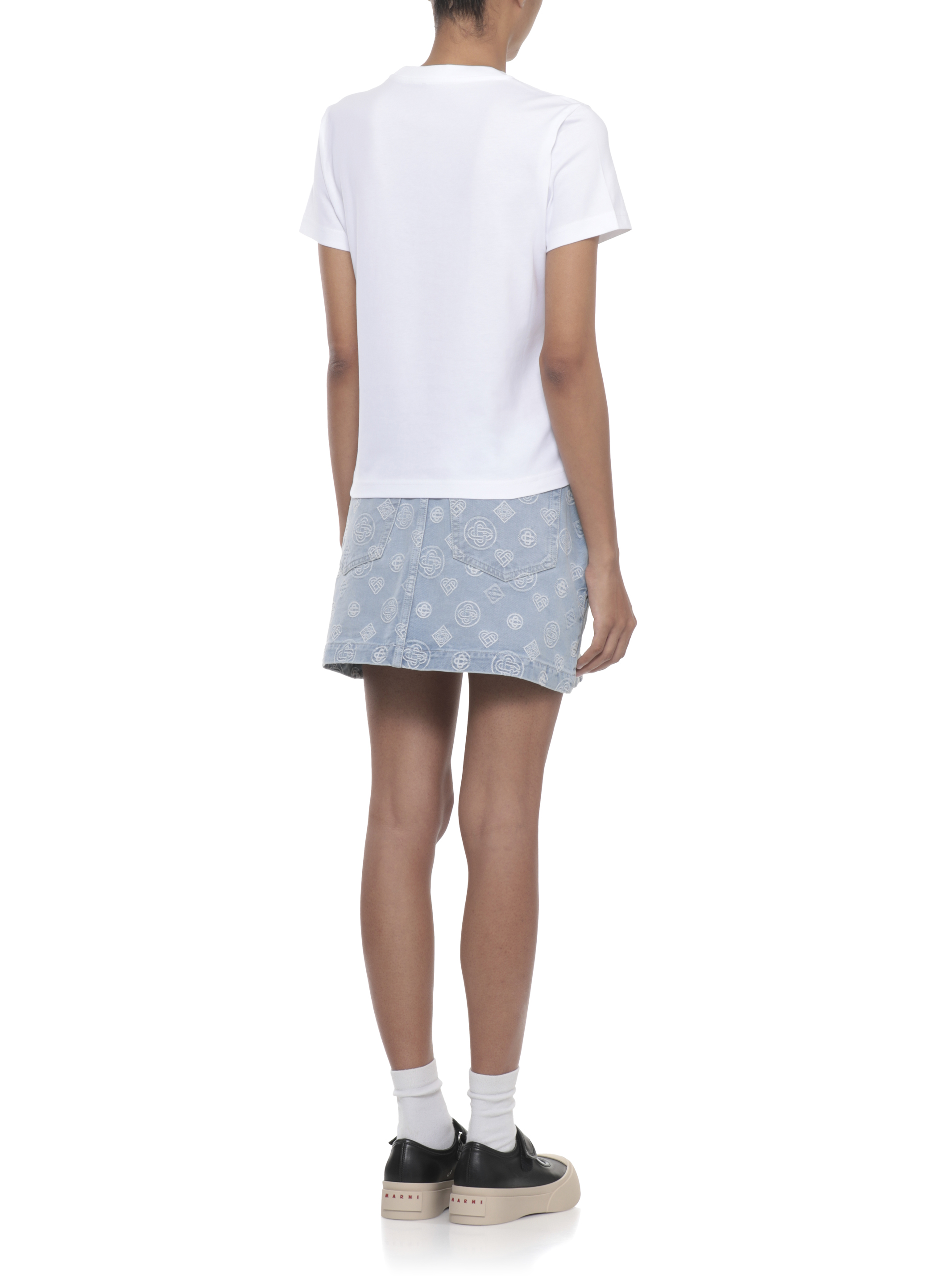 Casablanca T-shirts and Polos White WAW25JTS02002WHITE (Casablanca / Tシャツ・カットソー ) | Casablanca (カサブランカ)(3)