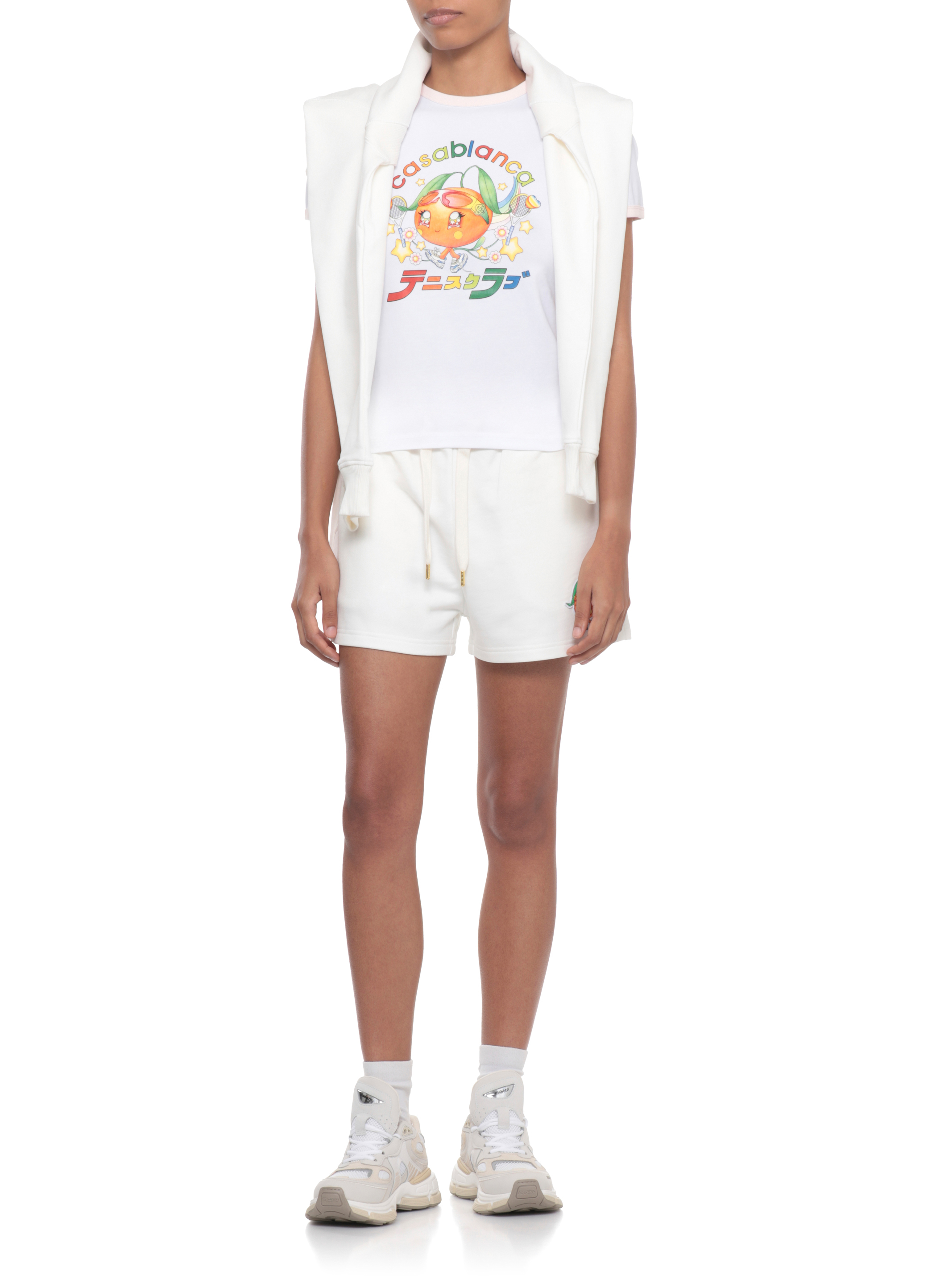 Casablanca Shorts White WAW25JTR18601OFFWHITE (Casablanca / ショートパンツ ) | Casablanca (カサブランカ)(4)