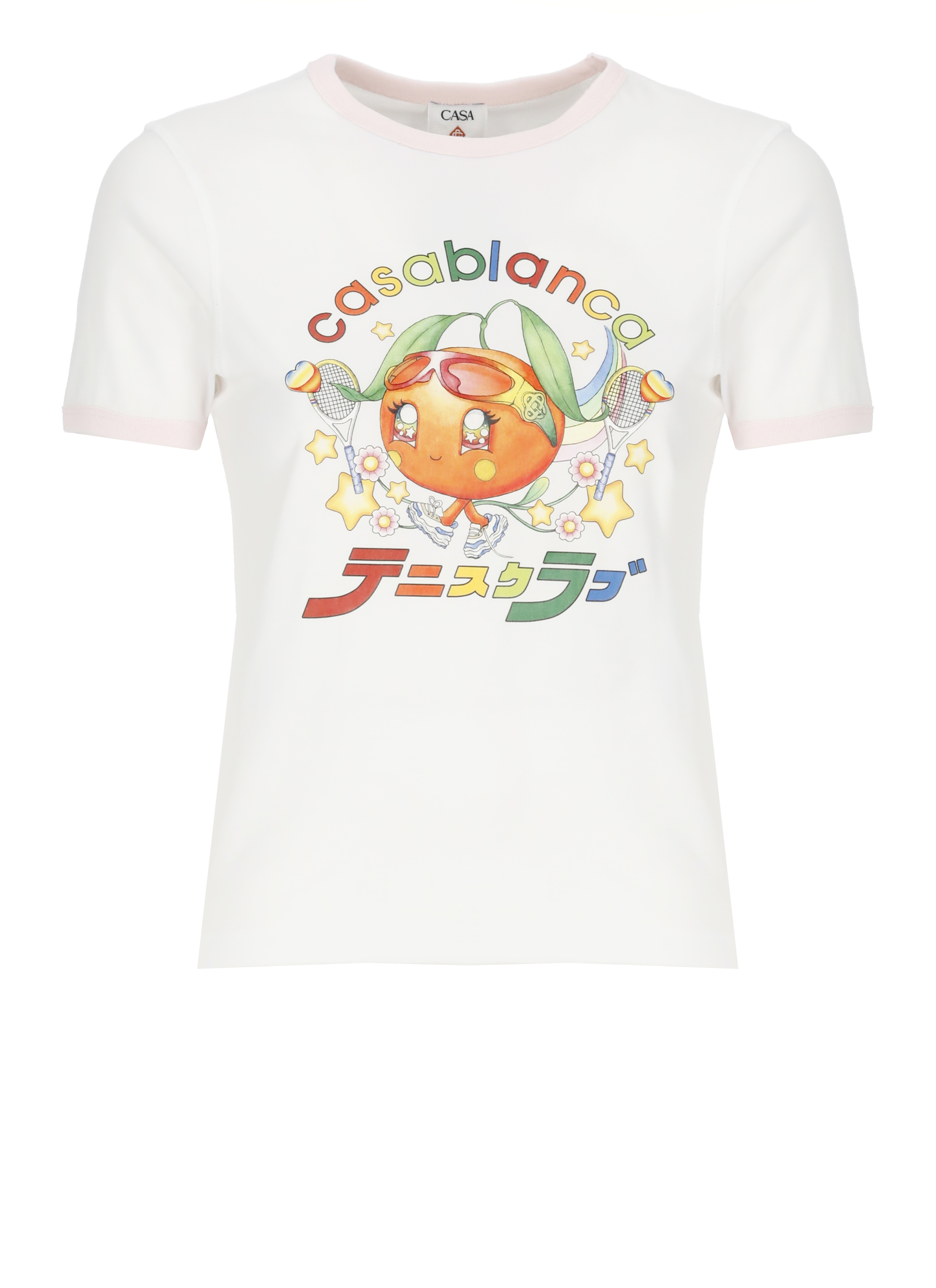 Casablanca T-shirts and Polos White WAW25JTS04901WHITE (Casablanca / Tシャツ・カットソー ) | Casablanca (カサブランカ)