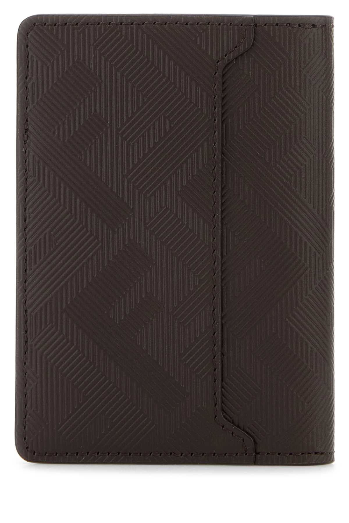 Dark brown leather Fendi Shadow card holder 7M0349AJF4F1ULA (FENDI / 財布・カードケース ) | FENDI (フェンディ)(2)