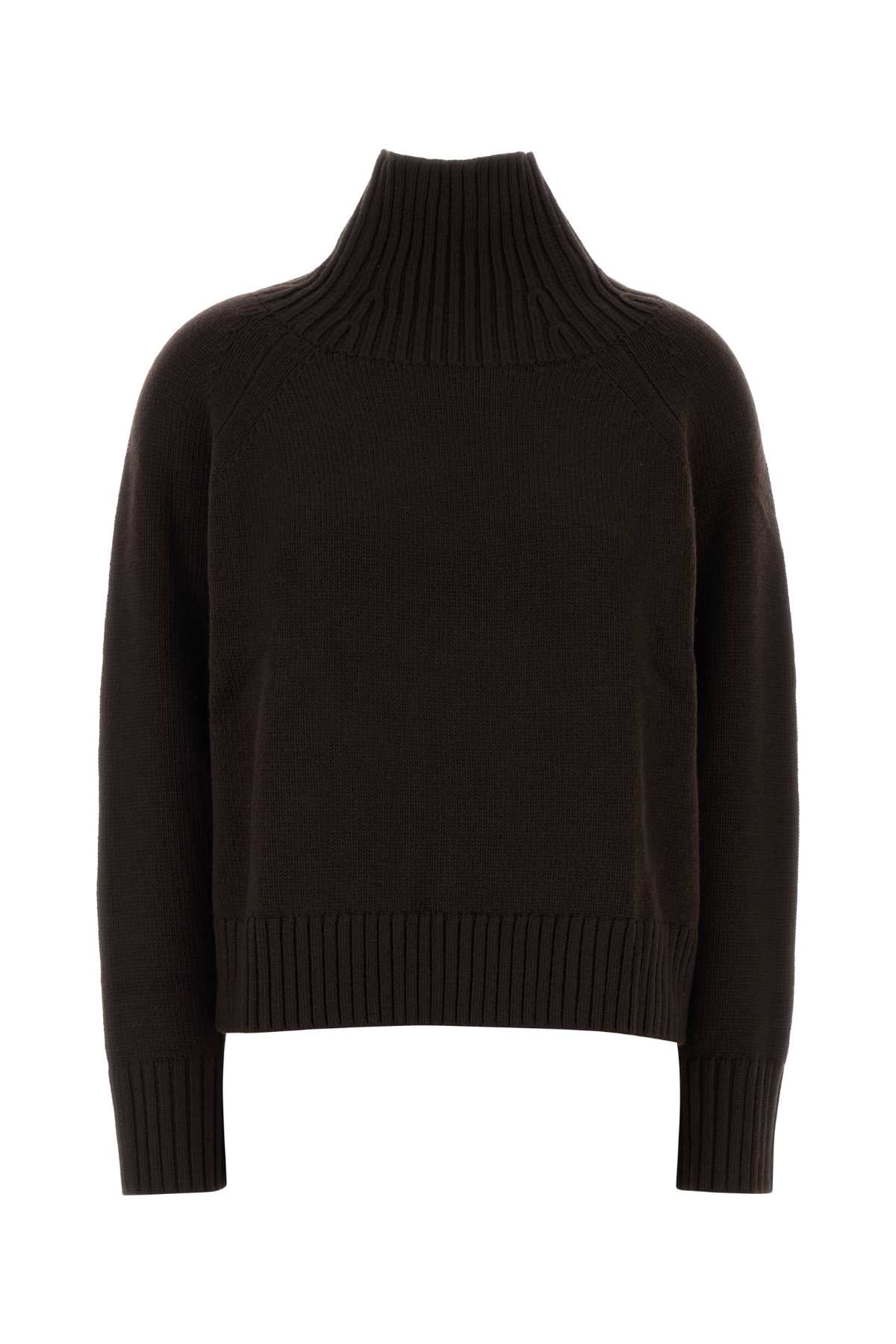 Dark brown wool sweater MF561CGF2GCHOCOLATE (MICHAEL MICHAEL KORS / ニット・セーター・カーディガン ) | MICHAEL MICHAEL KORS (マイケル・マイケル・コース)