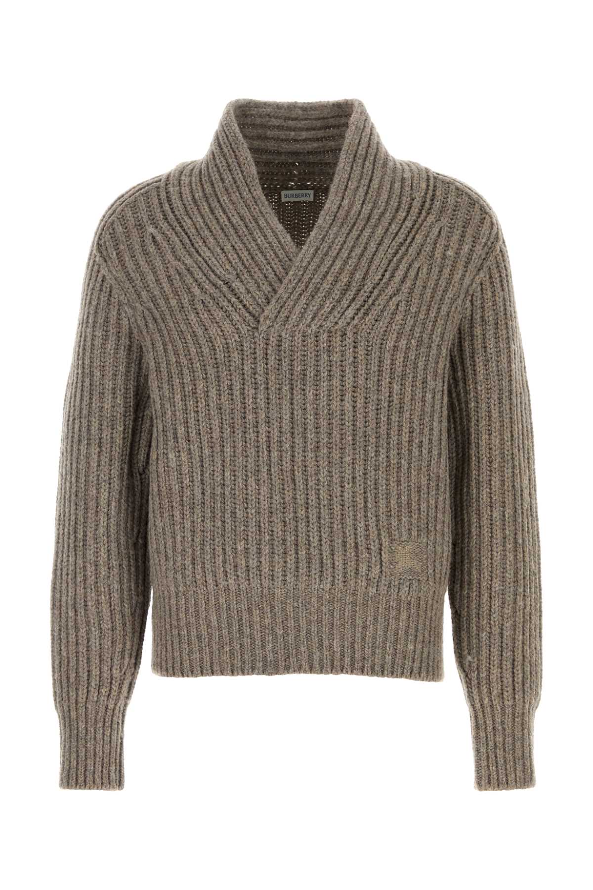 Dove grey wool sweater 8115221A2954 (Burberry / ニット・セーター・カーディガン ) | Burberry (バーバリー)