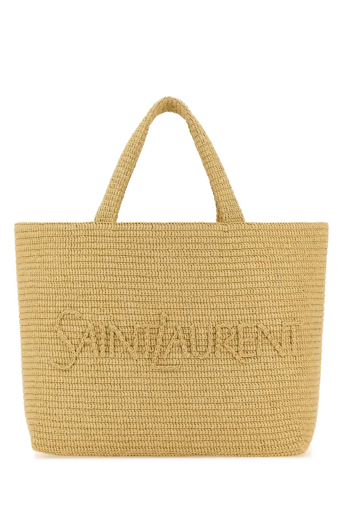 Beige raffia shopping bag 776763GAAEL2063 (Saint Laurent / トートバッグ ) | Saint Laurent (サンローラン)