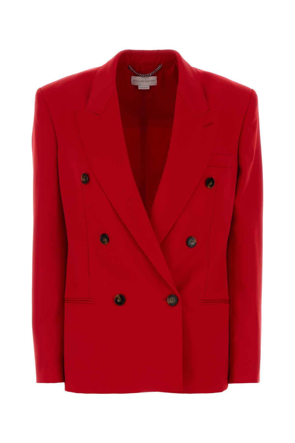 Red wool blazer 6501653GU7566527 (Stella McCartney / ブレザー・ジャケット ) | Stella McCartney (ステラ マッカートニー)