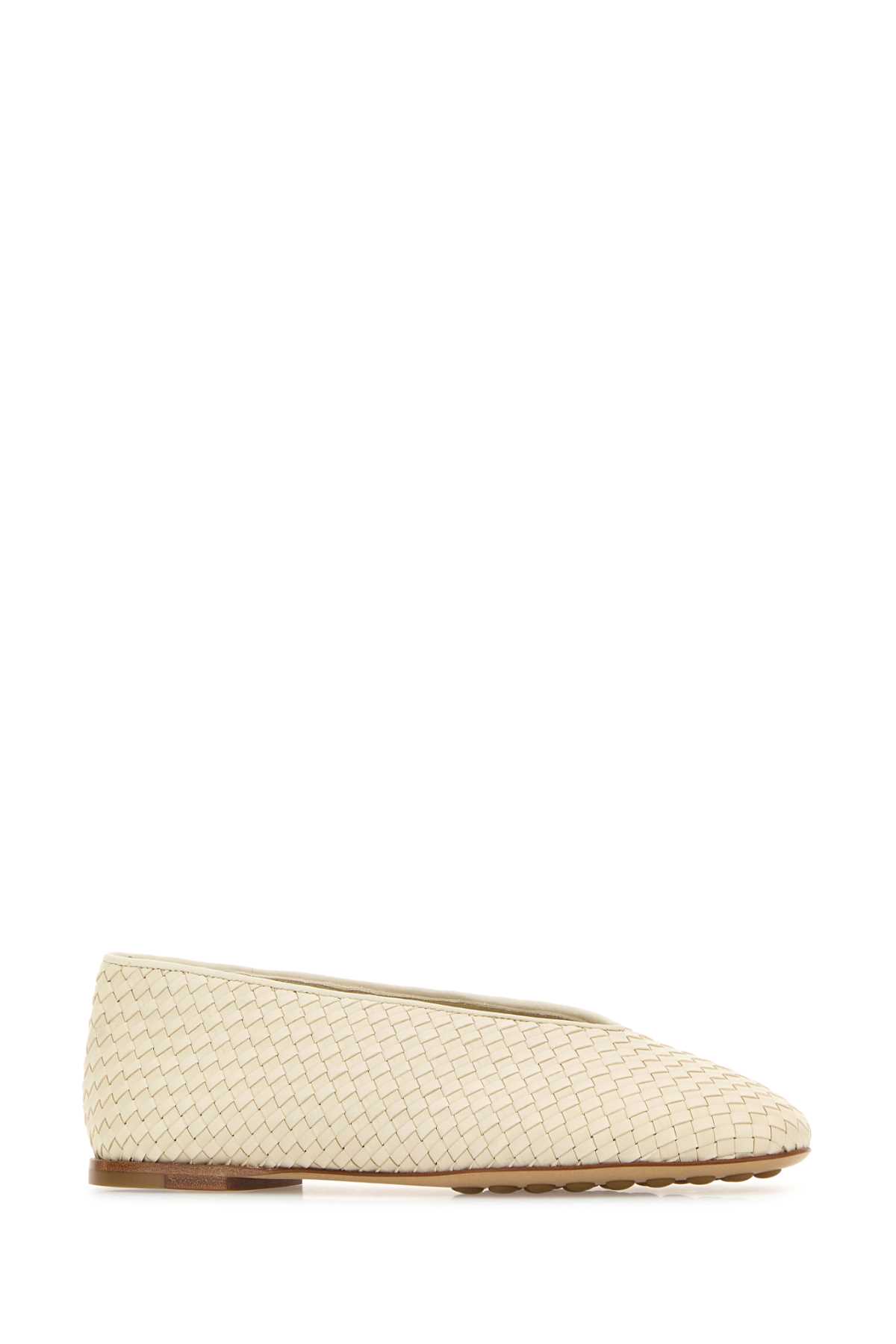 Ivory leather Rosa ballerinas 837887V4VE09031 (Bottega Veneta / フラットシューズ ) | Bottega Veneta (ボッテガ・ヴェネタ)(1)