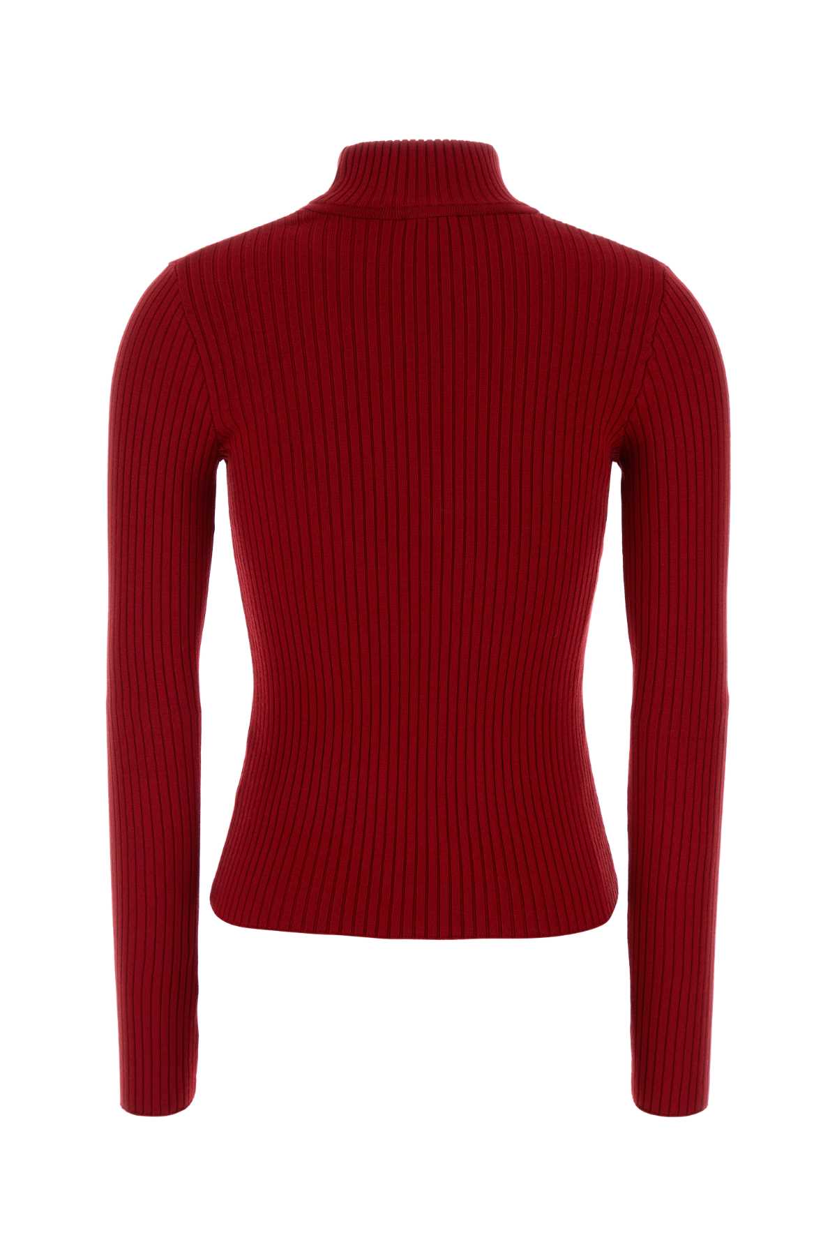 Red viscose blend sweater PERMPU022FI00014034 (Courrèges / ニット・セーター・カーディガン ) | Courrèges (クレージュ)(1)