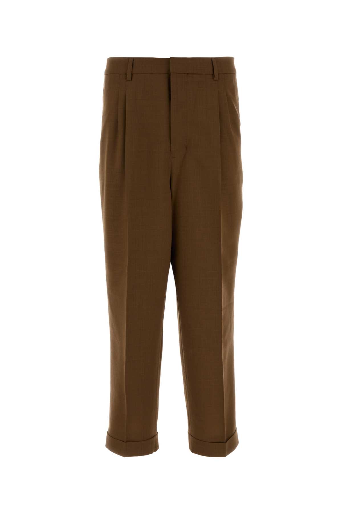 Caramel wool pant HTR111WV0066216 (AMI Paris / パンツ ) | AMI Paris (アミパリス)