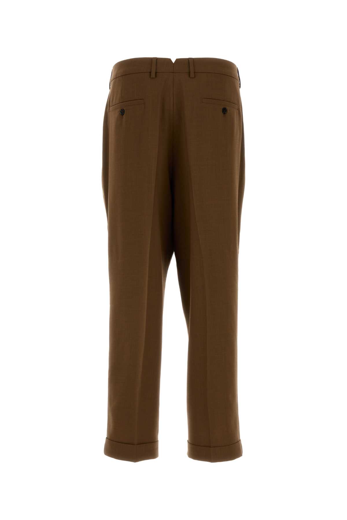 Caramel wool pant HTR111WV0066216 (AMI Paris / パンツ ) | AMI Paris (アミパリス)(1)