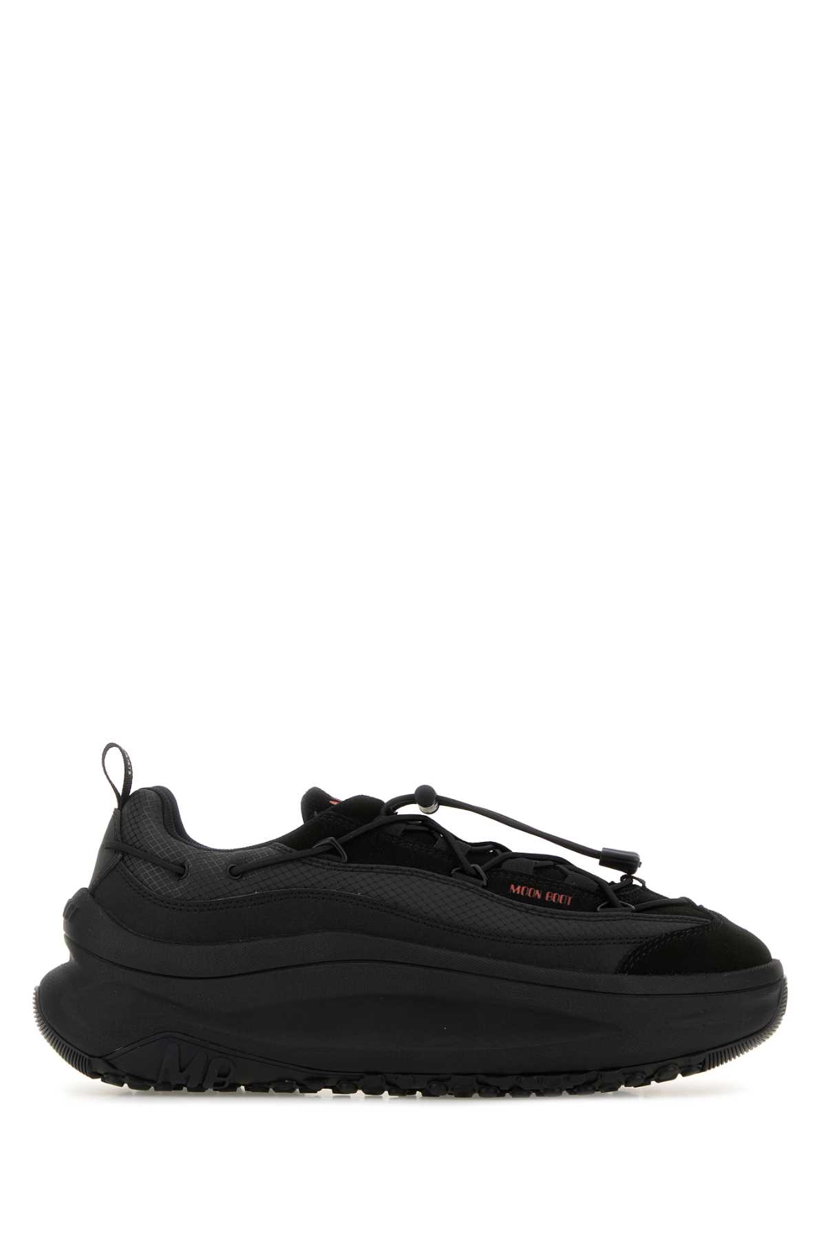 Black fabric Moon247 sneakers 2490100NH36 (MOON BOOT / スニーカー ) | MOON BOOT (ムーンブーツ)