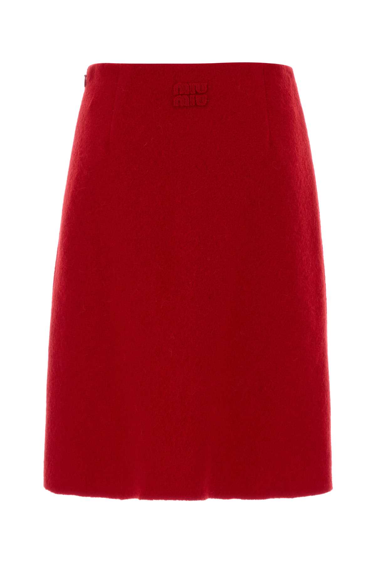 Red flannel skirt MG2558SOOO17C8F0011 (MIU MIU / スカート ) | MIU MIU (ミュウミュウ)(1)