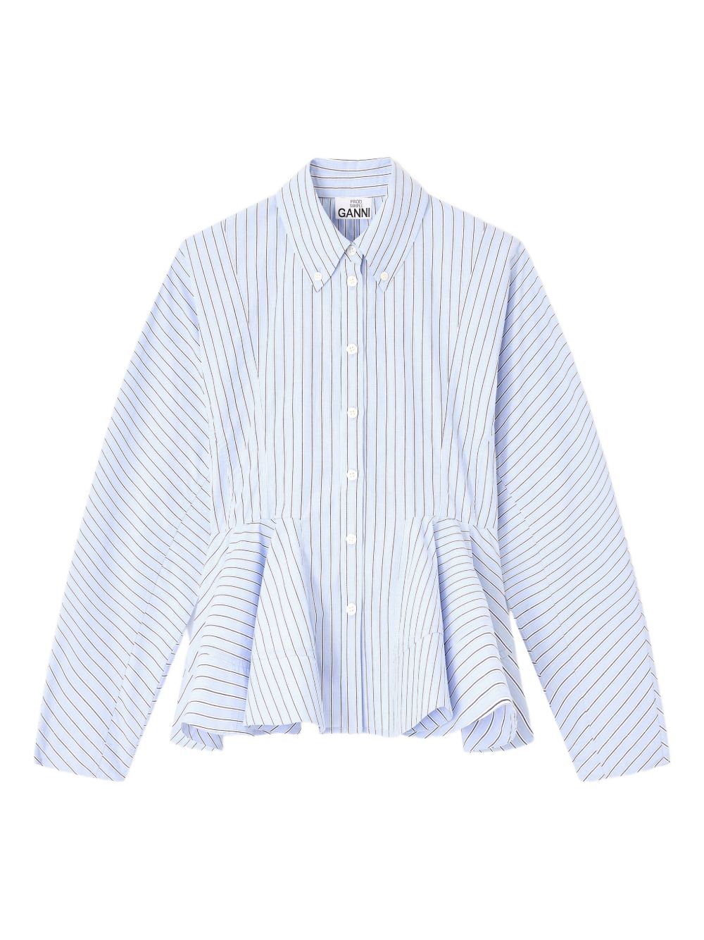 GANNI Shirts Light Blue W082401M (GANNI / シャツ・ブラウス ) | GANNI (ガニー)