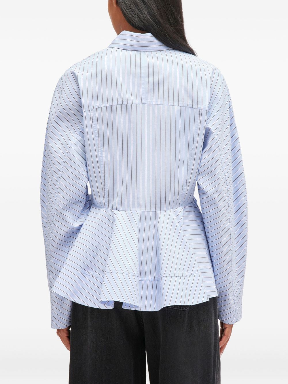 GANNI Shirts Light Blue W082401M (GANNI / シャツ・ブラウス ) | GANNI (ガニー)(3)