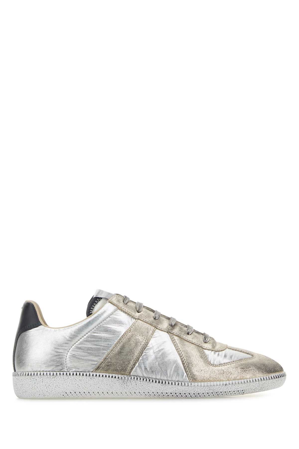 Silver leather Replica sneakers S97WS0083P7451HB123 (Maison Margiela / スニーカー ) | Maison Margiela (メゾン マルジェラ)