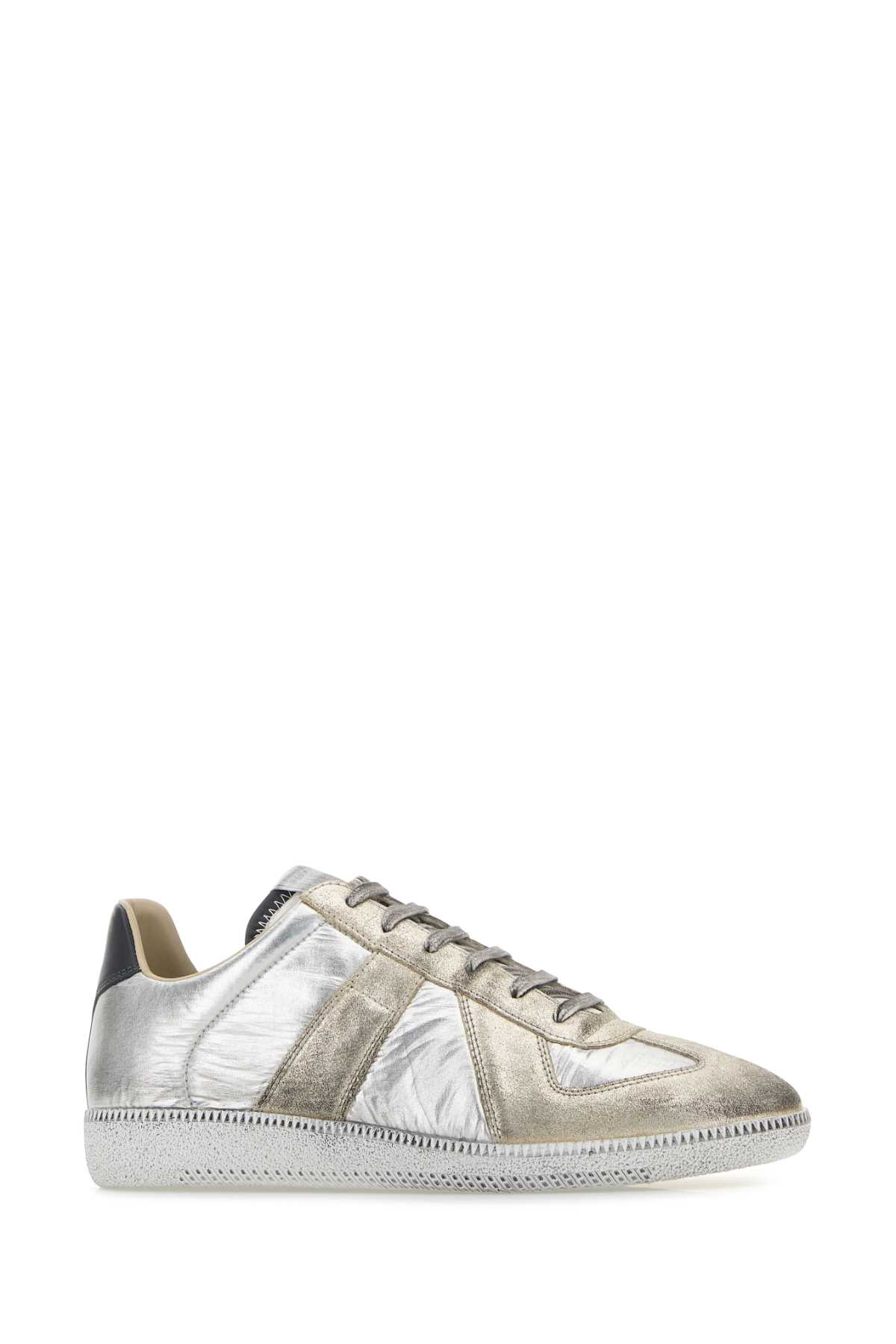 Silver leather Replica sneakers S97WS0083P7451HB123 (Maison Margiela / スニーカー ) | Maison Margiela (メゾン マルジェラ)(1)