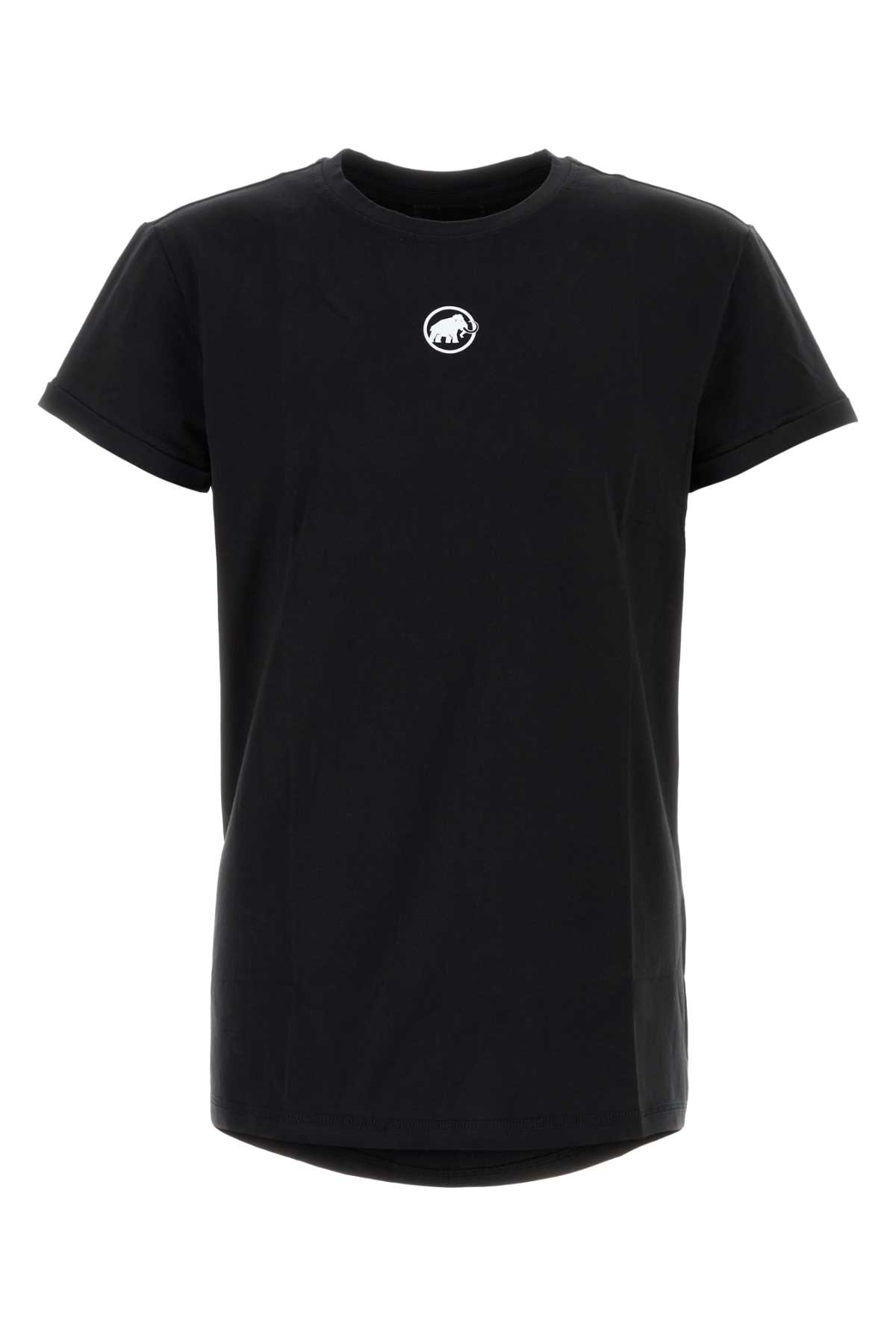 Black stretch cotton t-shirt 1017044810001 (MAMMUT / Tシャツ・カットソー ) | MAMMUT (マムート)