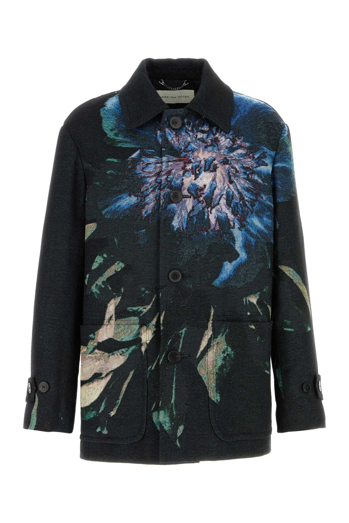 Embroidered jacquard Rivne coat 2520202382137900 (Dries Van Noten / コート ) | Dries Van Noten (ドリスヴァンノッテン)