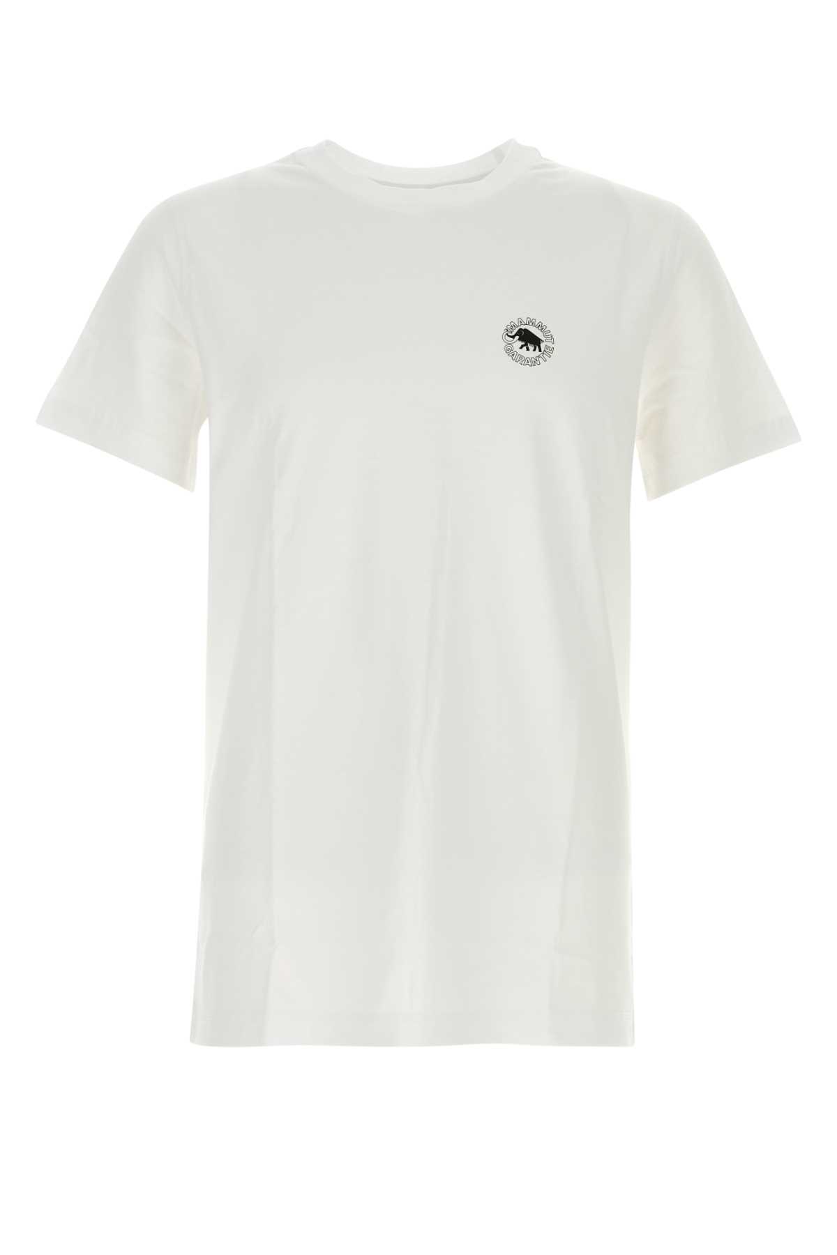 White cotton t-shirt 1017058920243 (MAMMUT / Tシャツ・カットソー ) | MAMMUT (マムート)