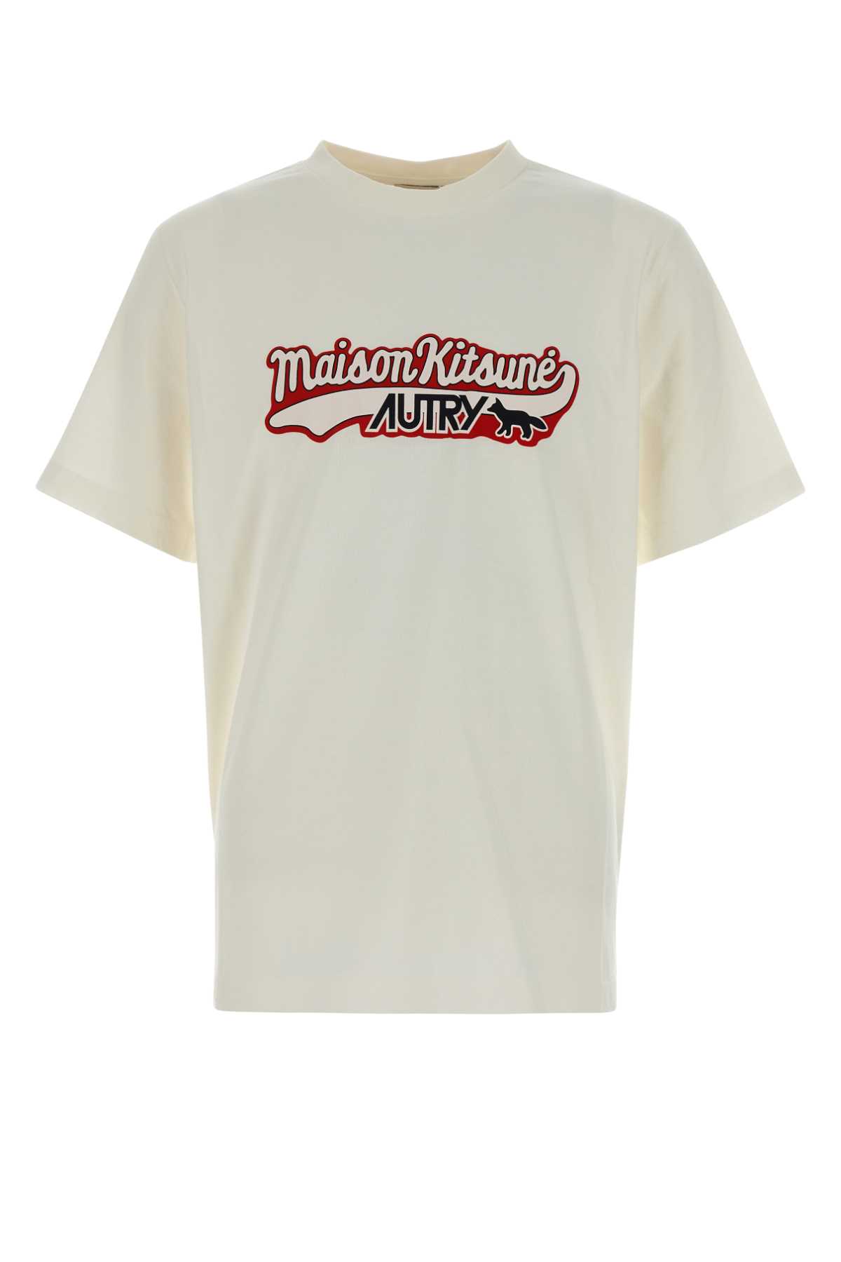 White cotton Autry x Maison Kitsuné t-shirt TSPXMK2W (AUTRY / Tシャツ・カットソー ) | AUTRY (オートリー)