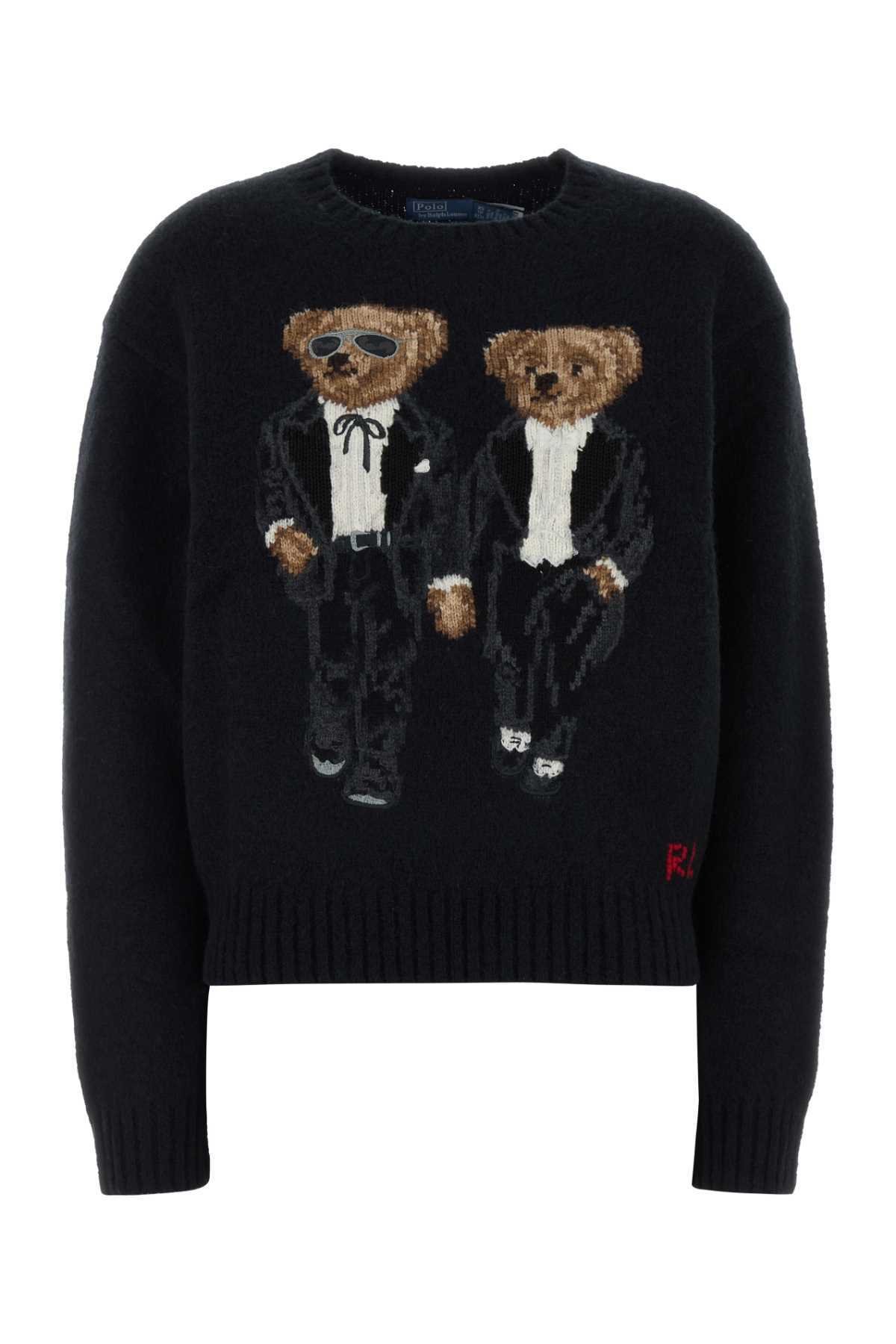 Black wool blend sweater 211978619001 (Polo Ralph Lauren / ニット・セーター・カーディガン ) | Polo Ralph Lauren (ポロ ラルフ ローレン)