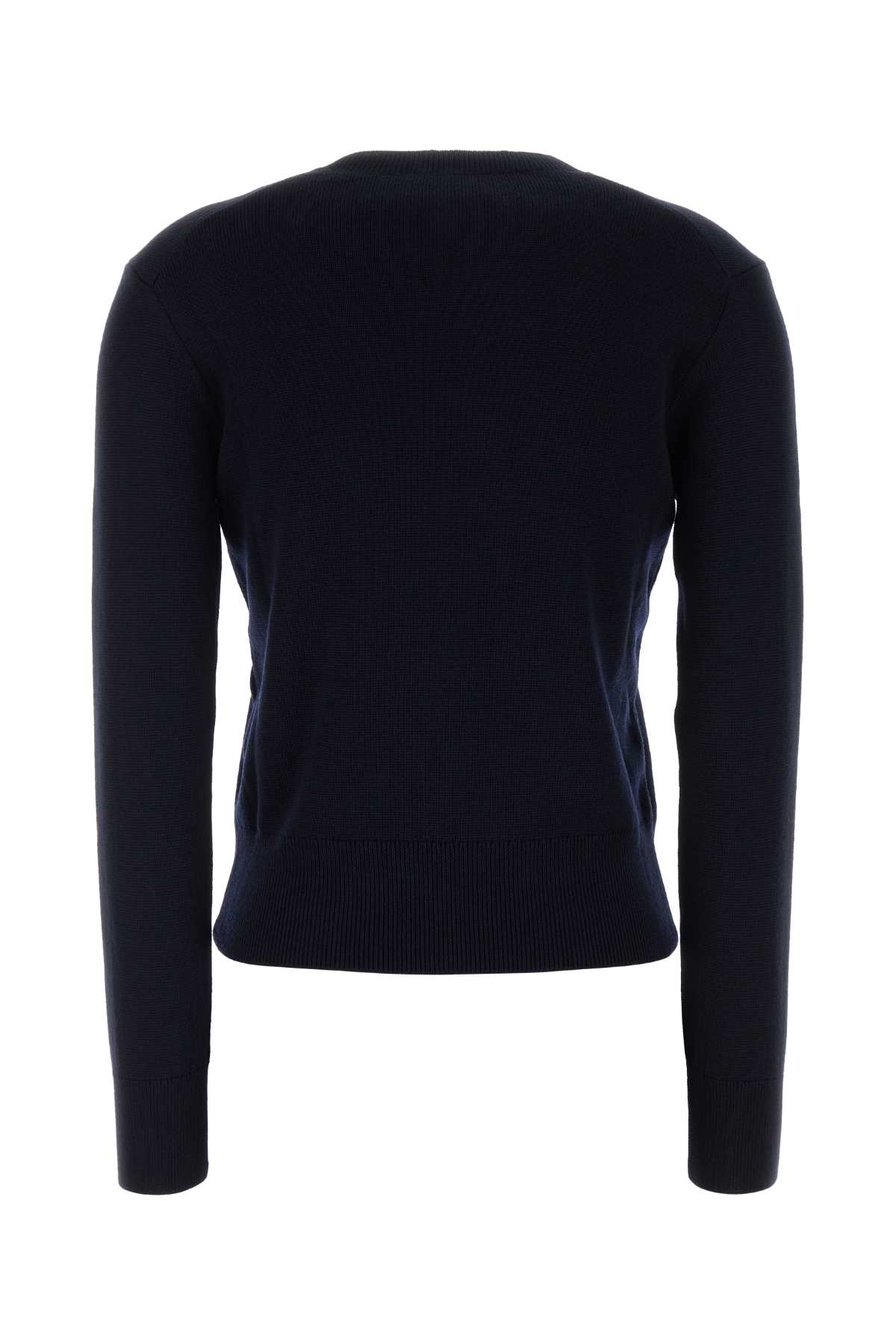 Midnight blue wool sweater FKS826001414 (AMI Paris / ニット・セーター・カーディガン ) | AMI Paris (アミパリス)(1)