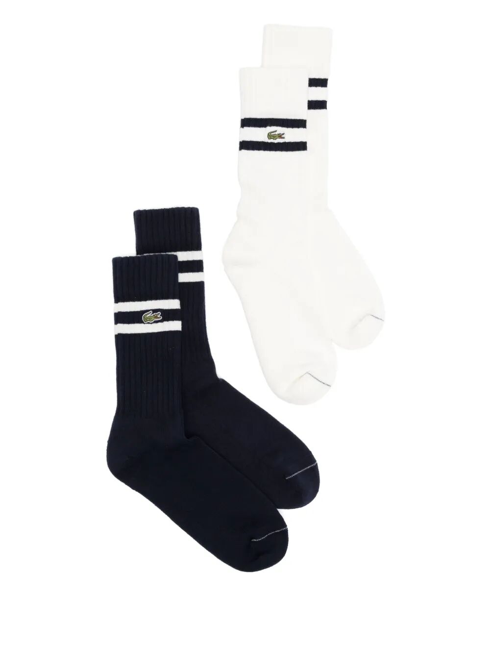 UNISEX RIBBED COTTON SOCKS RA6842HHW (LACOSTE / アンダーウェア ) | LACOSTE (ラコステ)