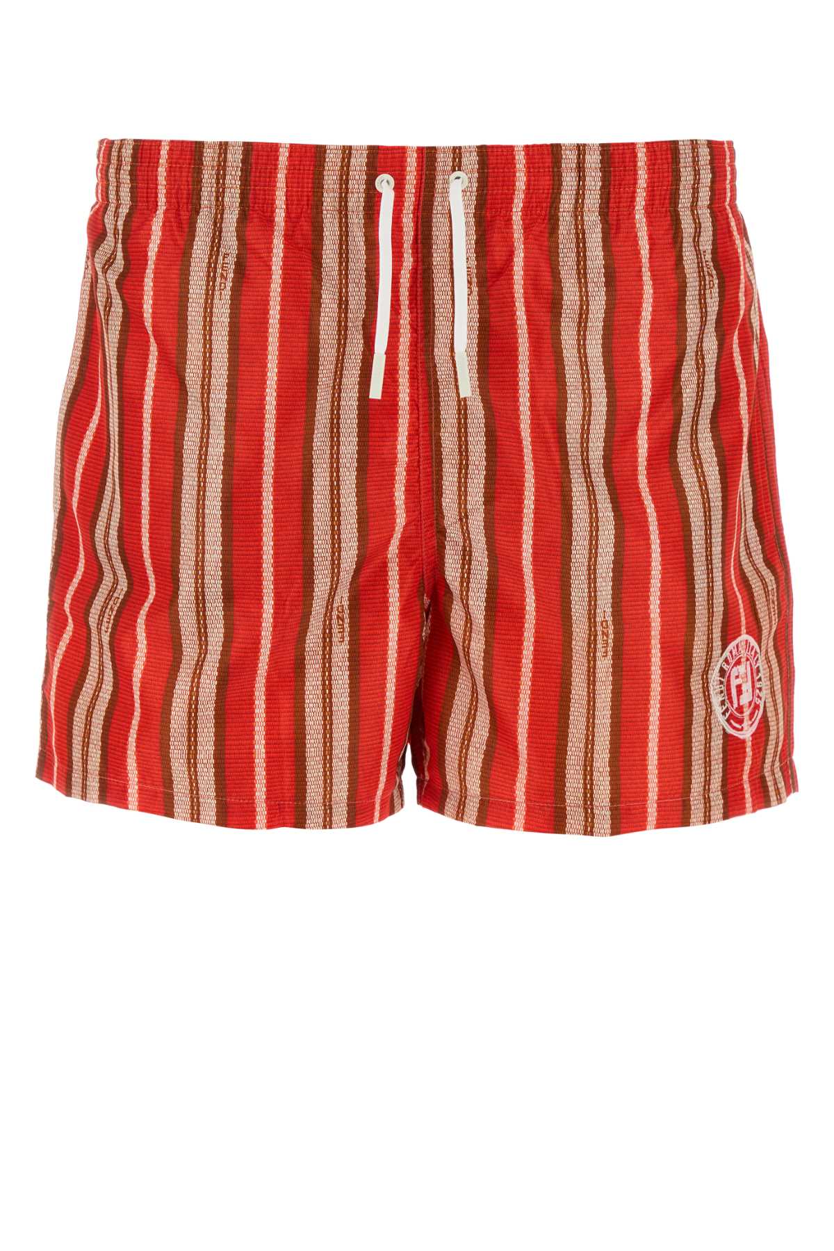 Printed stretch nylon swimming shorts FXB077AV63F1RVD (FENDI / アンダーウェア ) | FENDI (フェンディ)