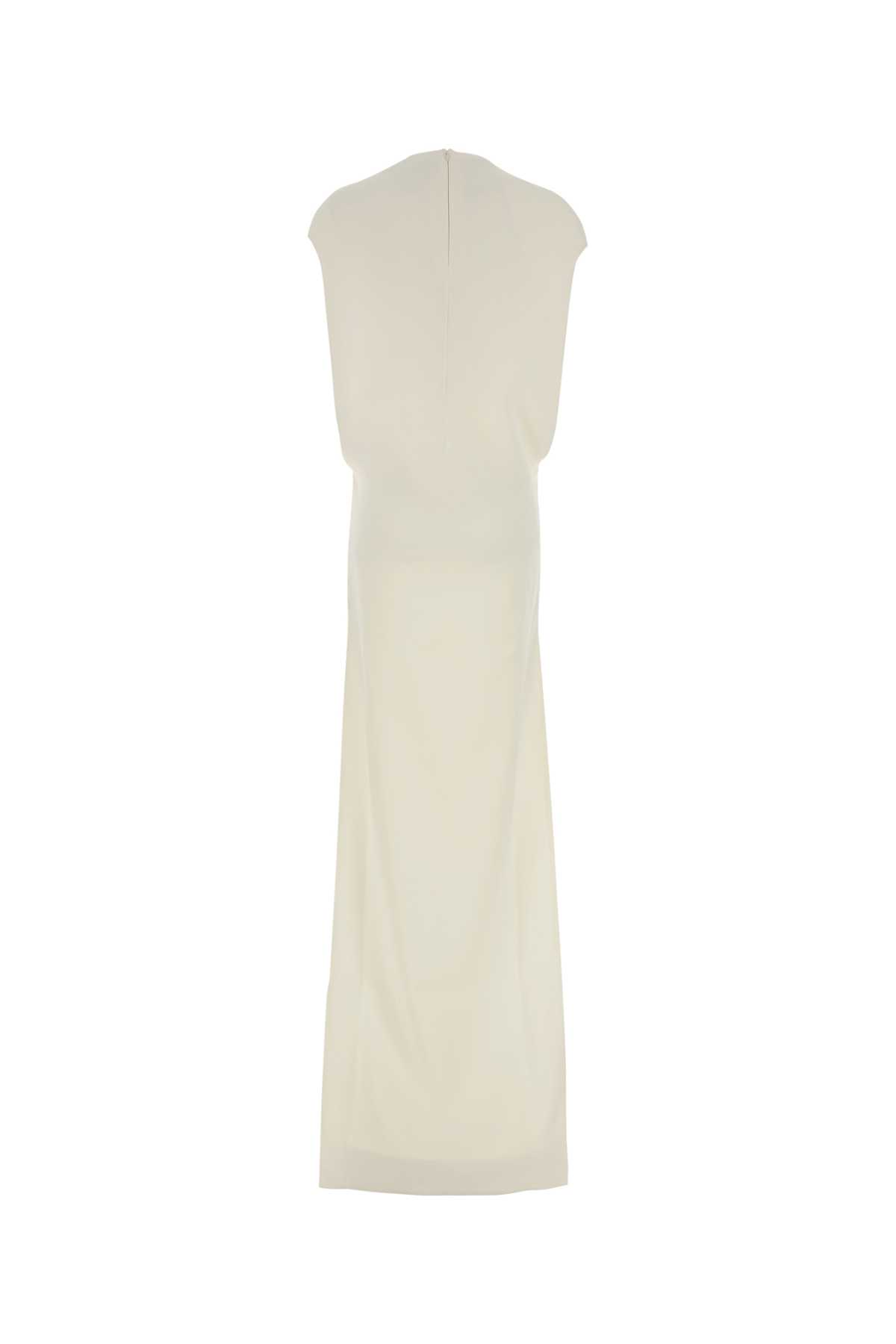 White stretch georgette long dress AB3615FAX187AW003 (TOM FORD / ワンピース・ドレス・オールインワン ) | TOM FORD (トムフォード)(1)
