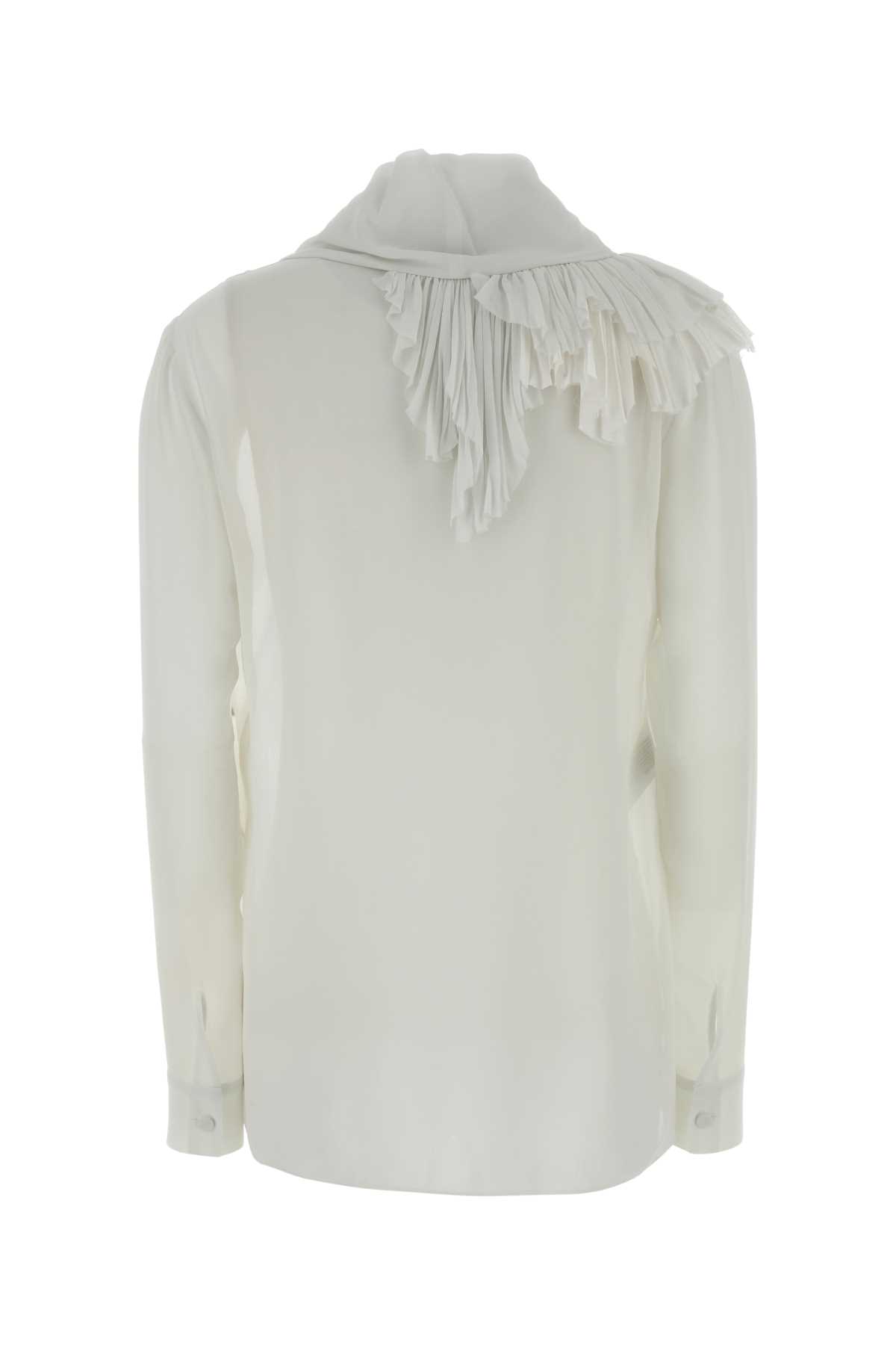 White crepe shirt A020551160002 (ALBERTA FERRETTI / シャツ・ブラウス ) | ALBERTA FERRETTI (アルベルタ フェレッティ)(1)