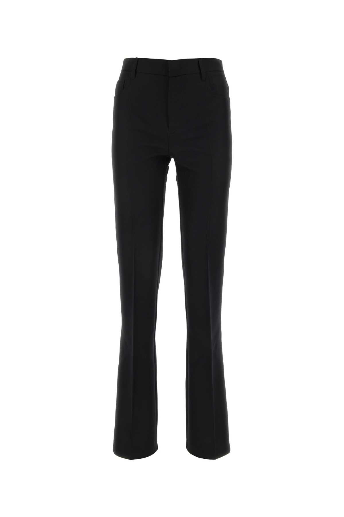 Black polyester pant A031257240555 (PHILOSOPHY / パンツ ) | PHILOSOPHY (フィロソフィ)