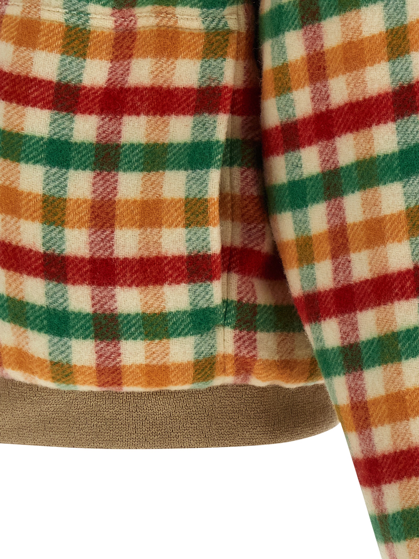 Check wool bomber jacket ML1358SOOO18FUF04UO (MIU MIU / カジュアルジャケット ) | MIU MIU (ミュウミュウ)(3)