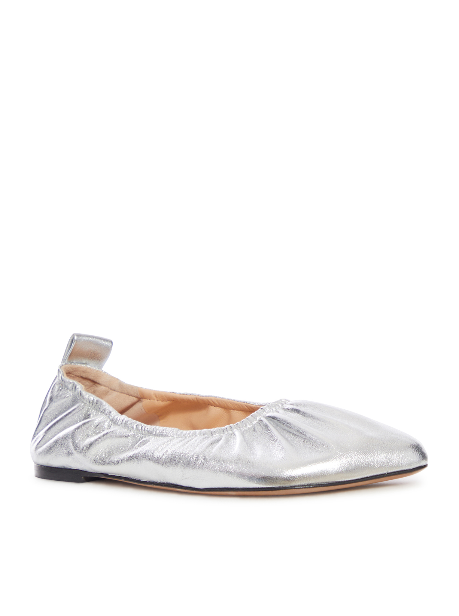 OBLIQUA SOFT BALLERINAS CALF NP07F003LEAMSILVER (NICCOLÒ PASQUALETTI / フラットシューズ ) | NICCOLÒ PASQUALETTI (ニコロ パスクアレッティ)(1)