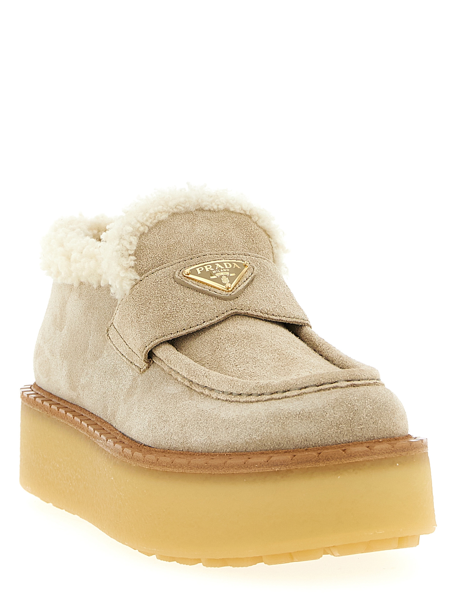 Suede loafers 1D717NFZD50JFTF0F24 (Prada / ローファー ) | Prada (プラダ)(1)