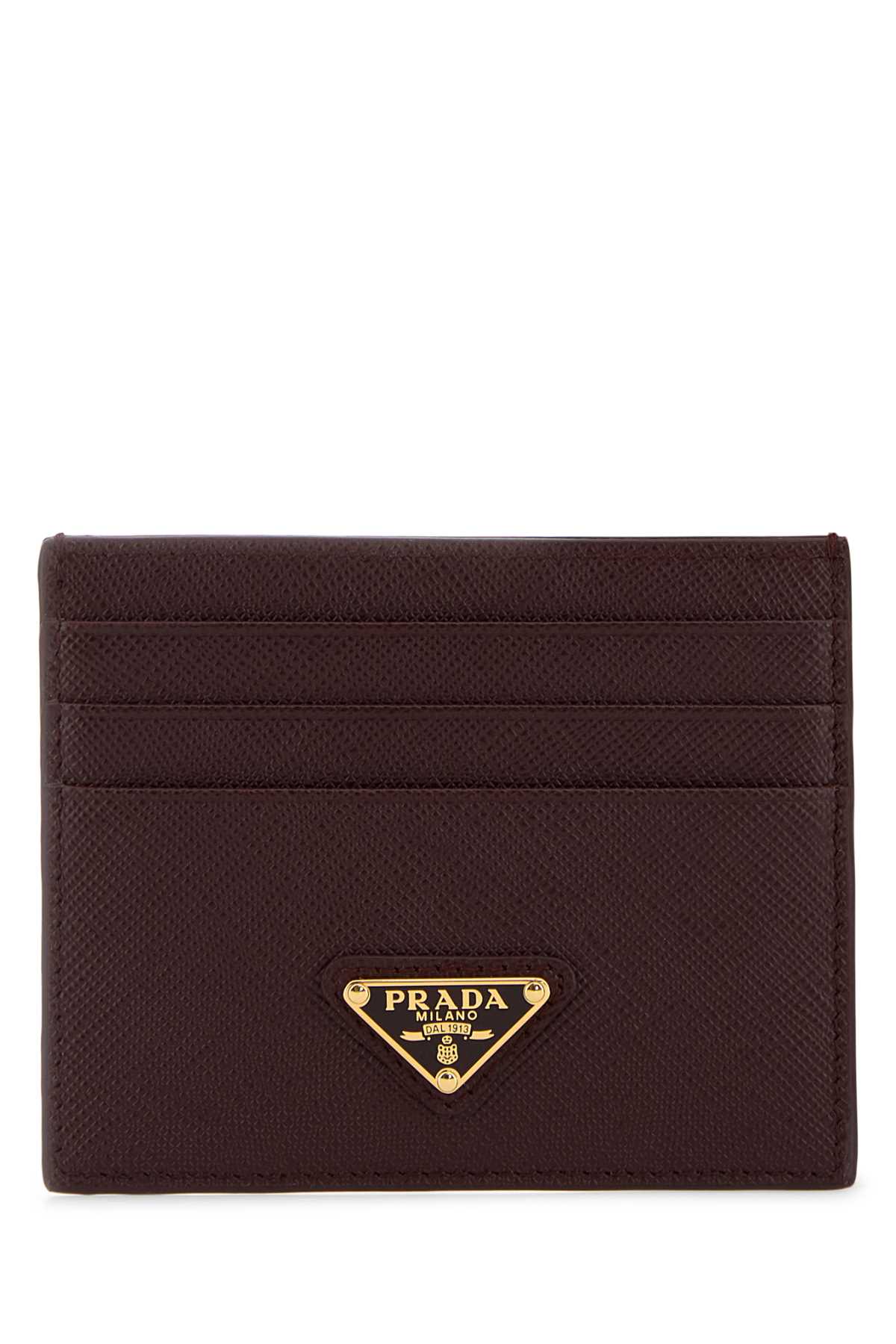 Burgundy leather card holder 1MC025QHHF0007 (Prada / 財布・カードケース ) | Prada (プラダ)