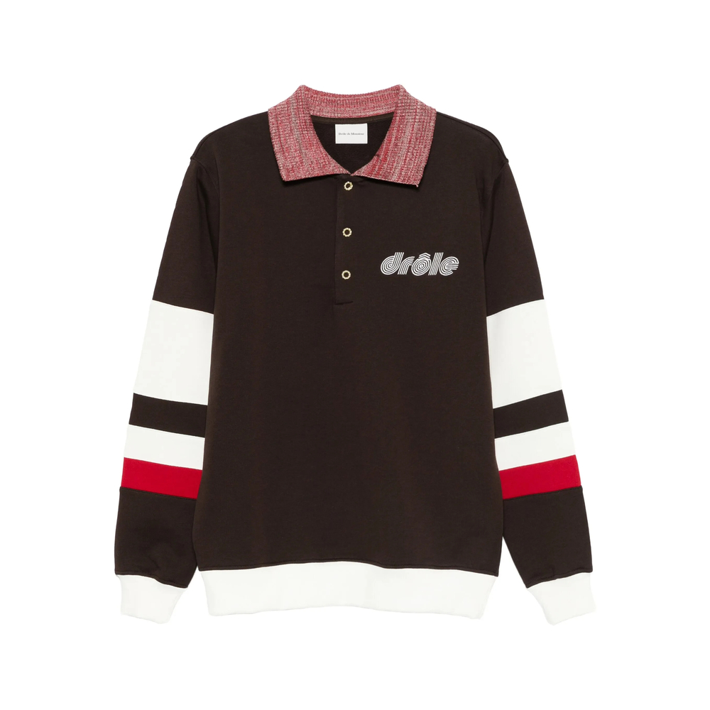 Sweater Drole De Monsieur IPL157CO127DKBRO (Drôle De Monsieur / ポロシャツ ) | Drôle De Monsieur (ドロールドムッシュ)