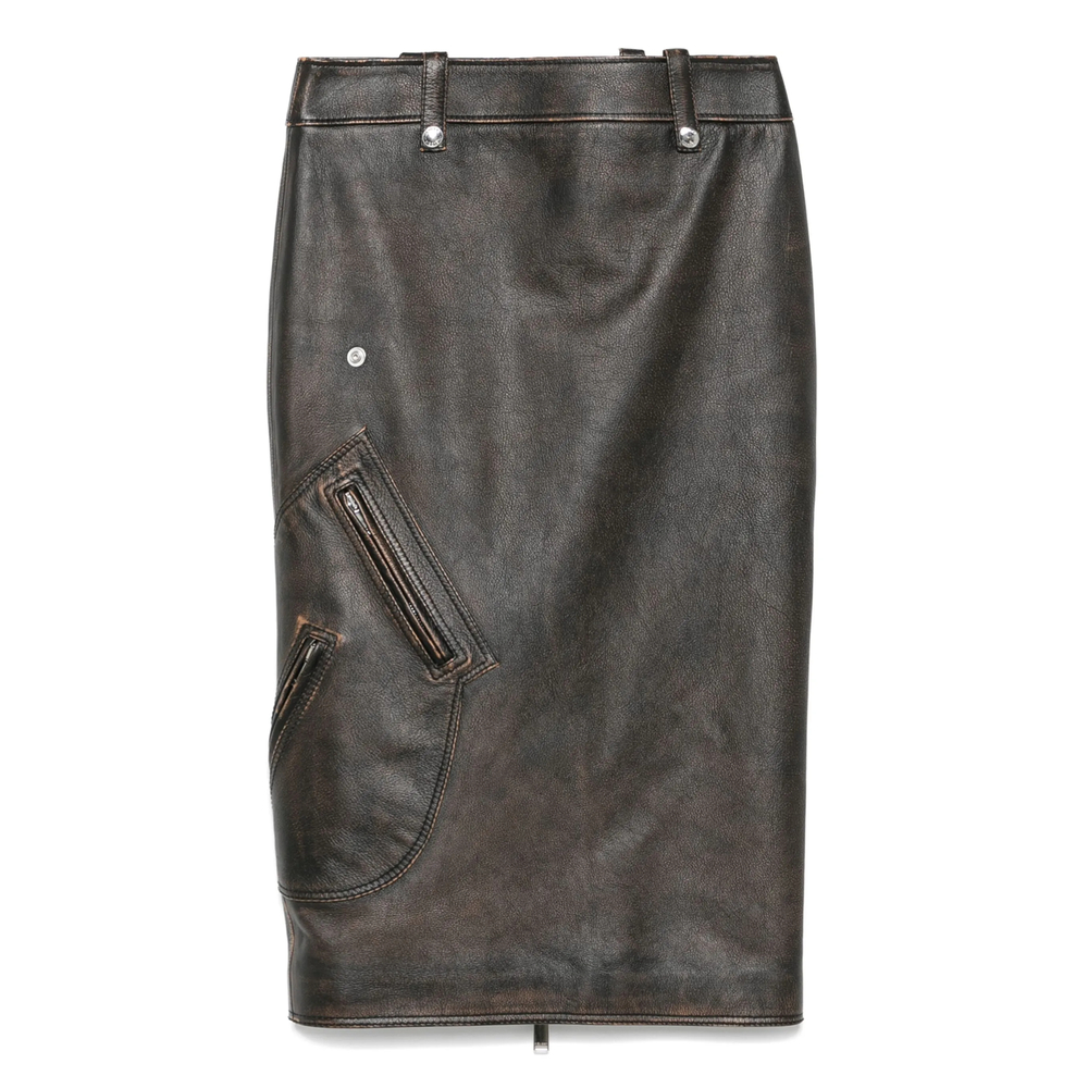 Leather Skirt Alexander Mcqueen 829775Q5APD2122 (Alexander McQUEEN / スカート ) | Alexander McQUEEN (アレキサンダー・マックイーン)
