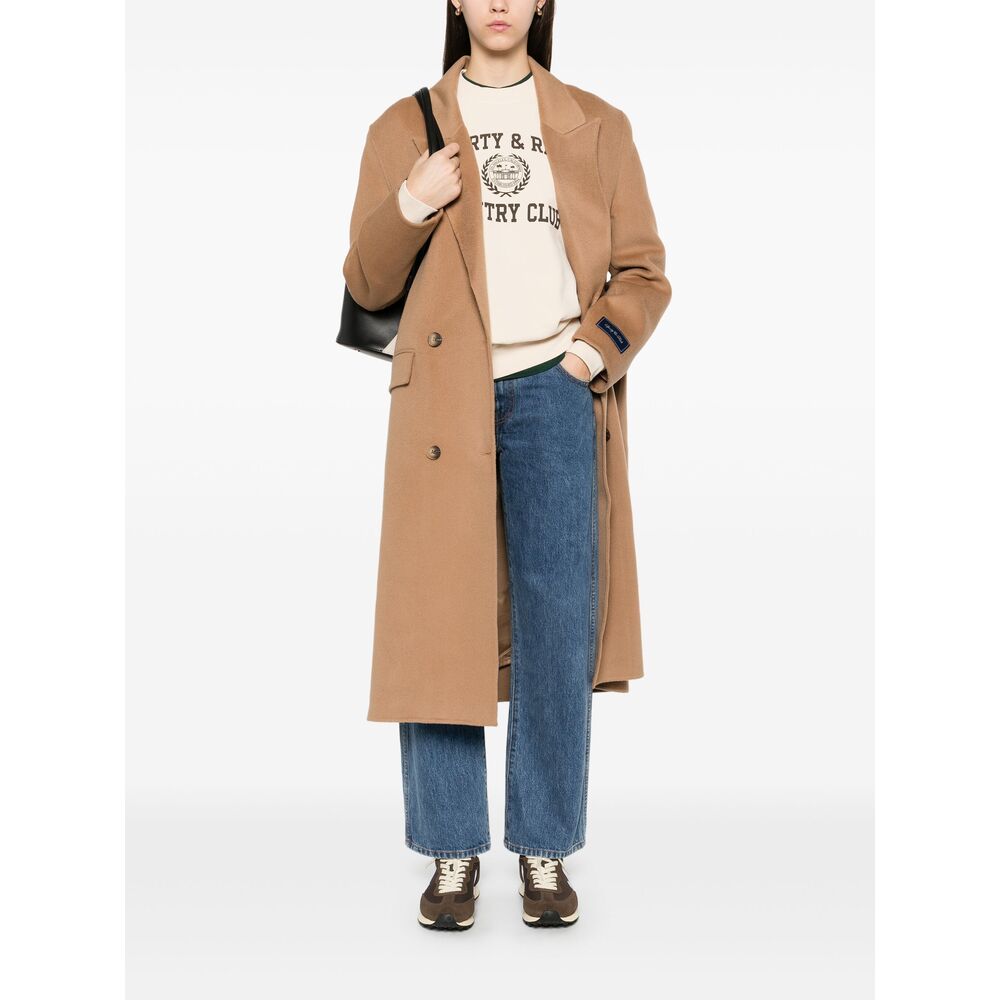 Coat Sporty & Rich OW025500000BECAMEL (Sporty & Rich / コート ) | Sporty & Rich (スポーティアンドリッチ)(4)